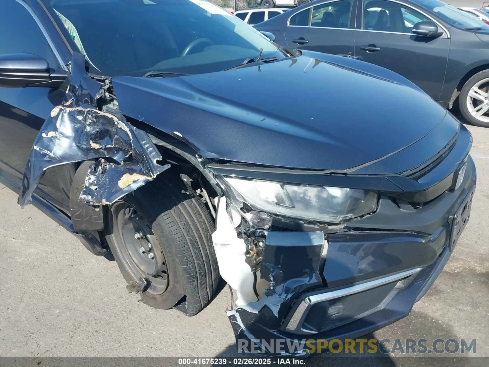 6 fotografías del automóvil dañado 2HGFC2F66KH564003 HONDA CIVIC 2019