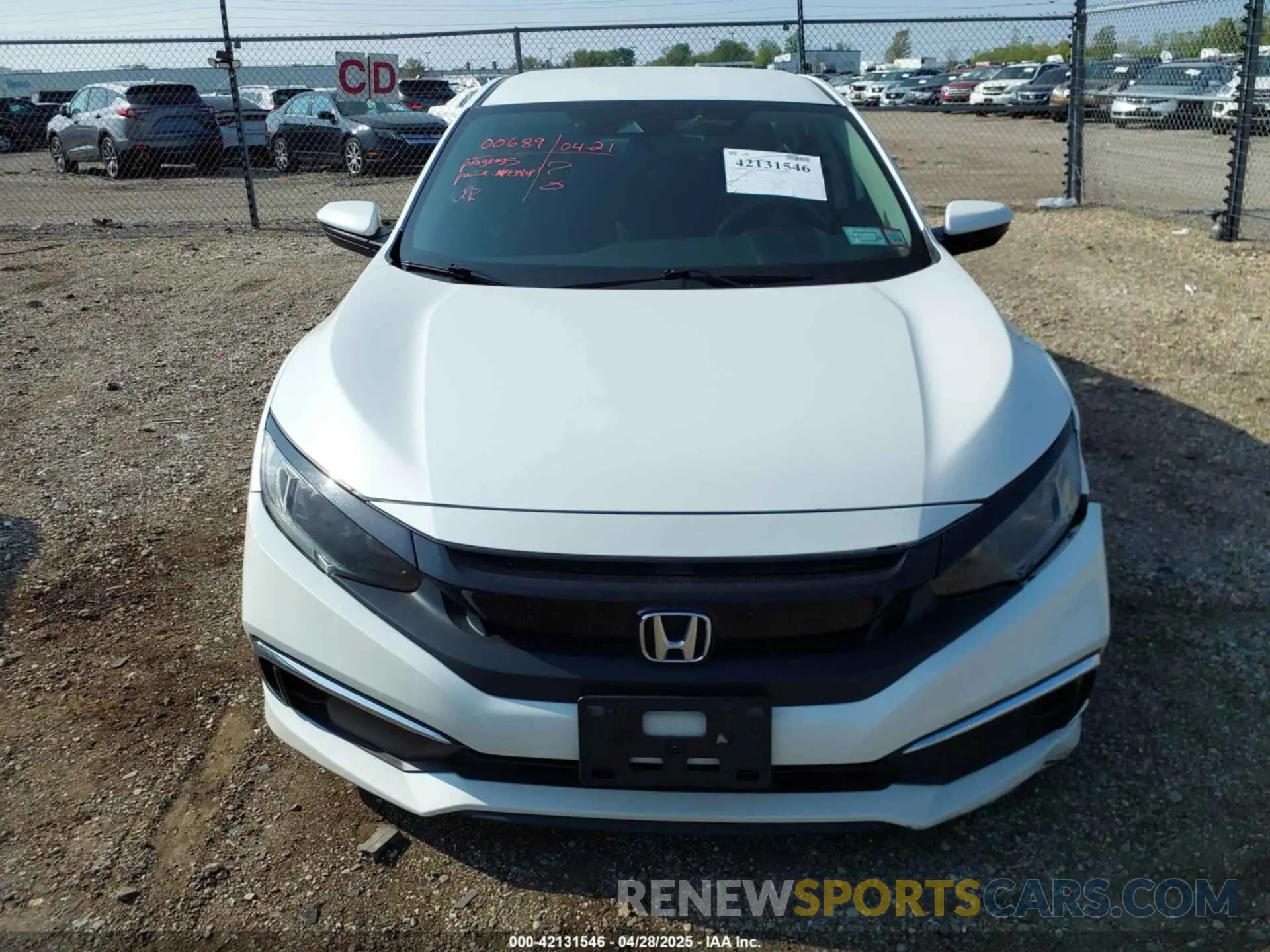 12 fotografías del automóvil dañado 2HGFC2F66KH567189 HONDA CIVIC 2019
