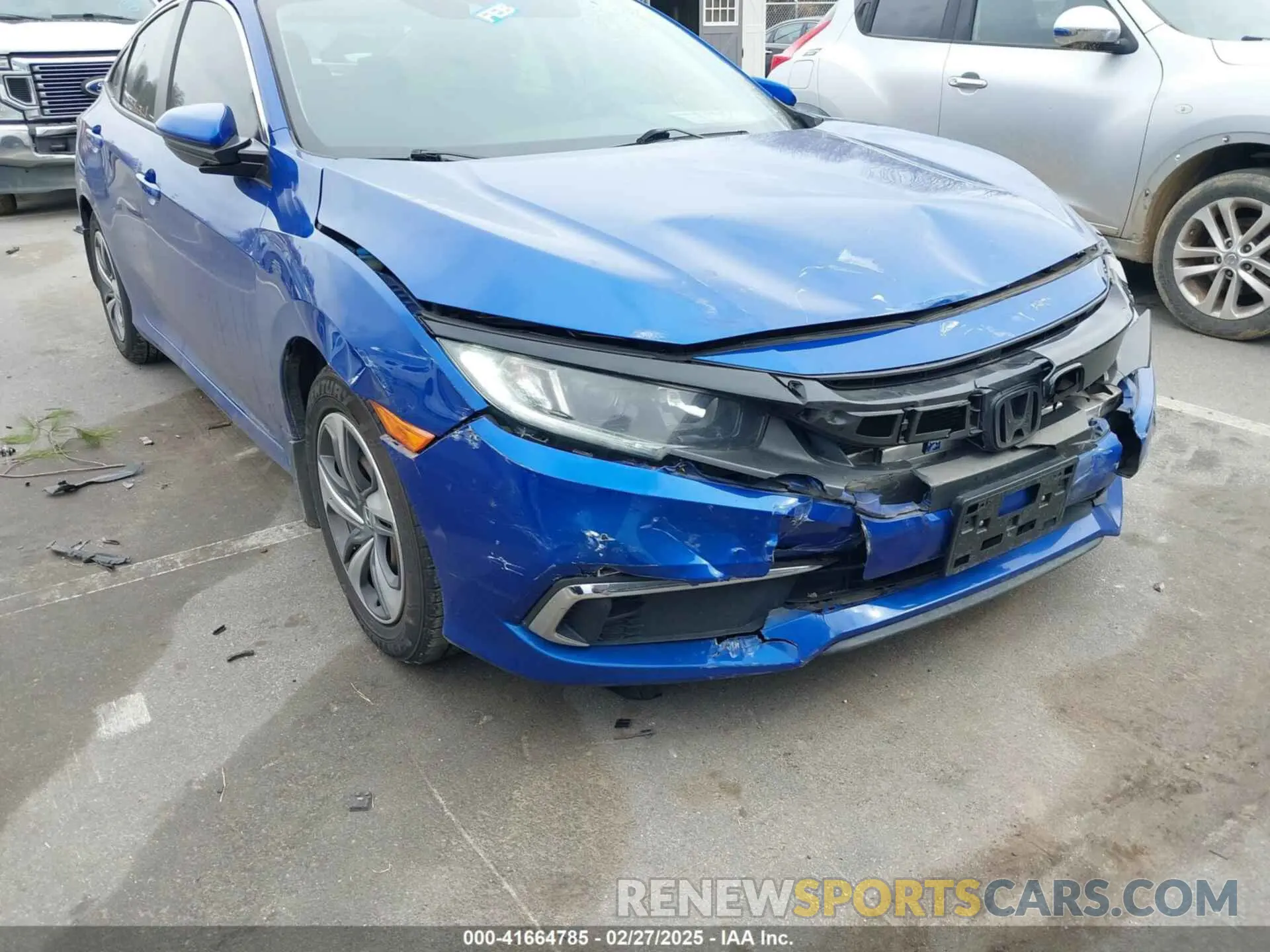 6 fotografías del automóvil dañado 2HGFC2F66KH575874 HONDA CIVIC 2019