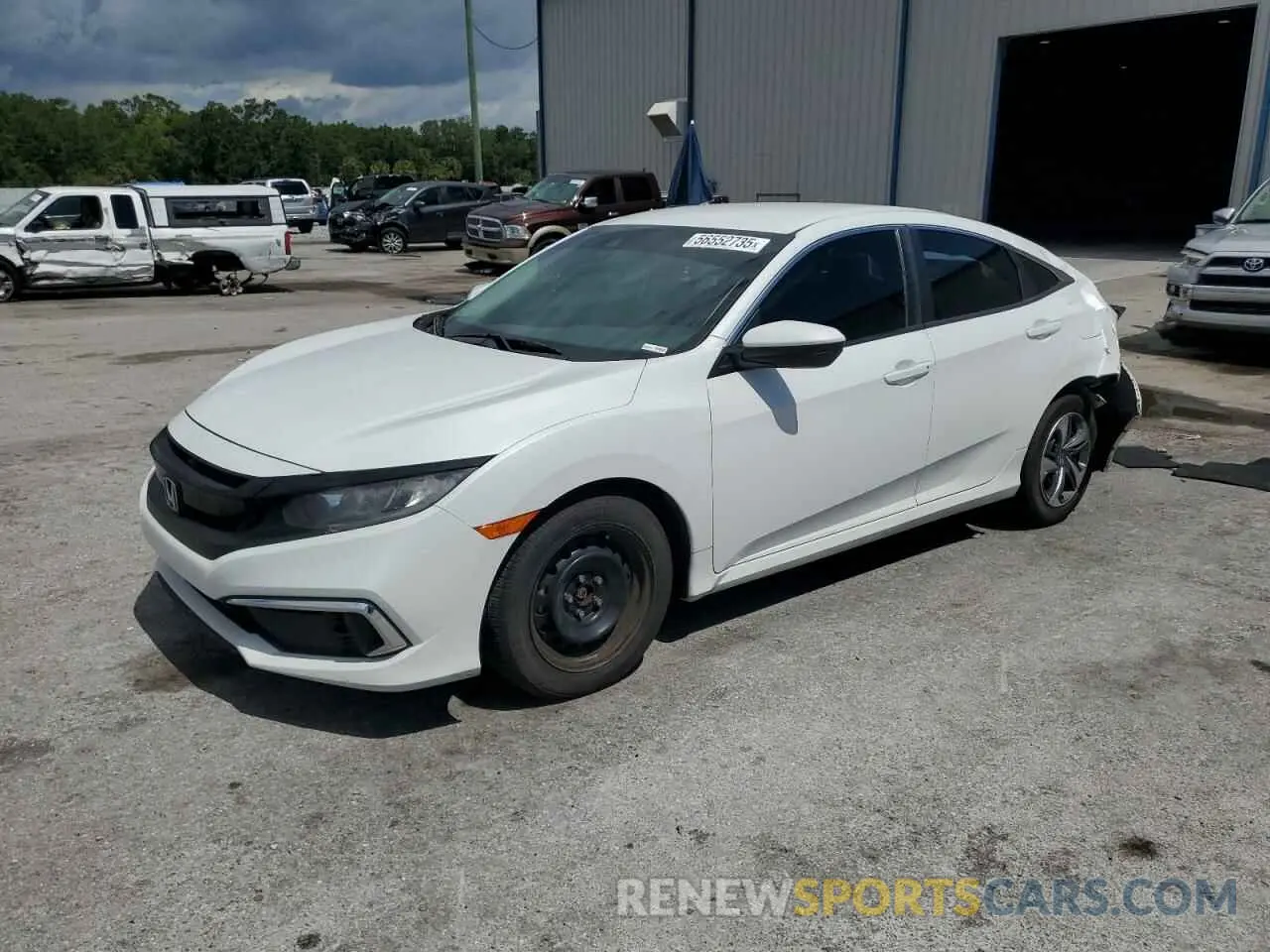 1 fotografías del automóvil dañado 2HGFC2F66KH576488 HONDA CIVIC 2019
