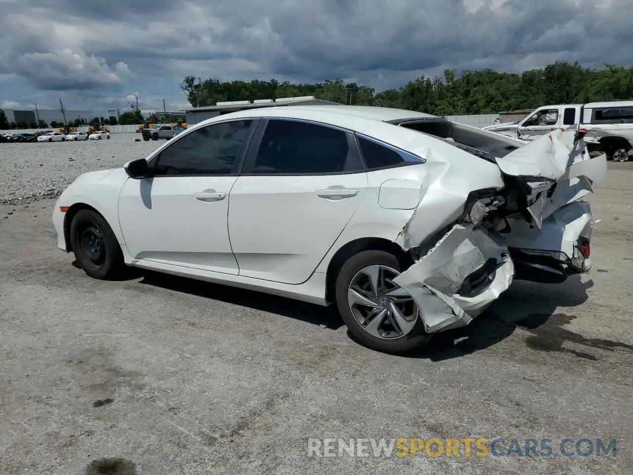 2 fotografías del automóvil dañado 2HGFC2F66KH576488 HONDA CIVIC 2019