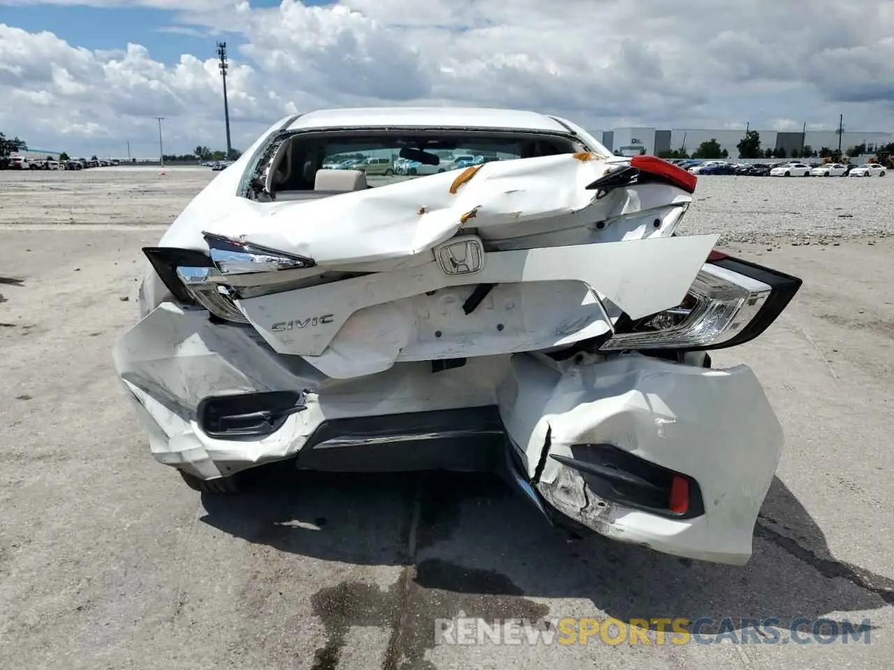 6 fotografías del automóvil dañado 2HGFC2F66KH576488 HONDA CIVIC 2019