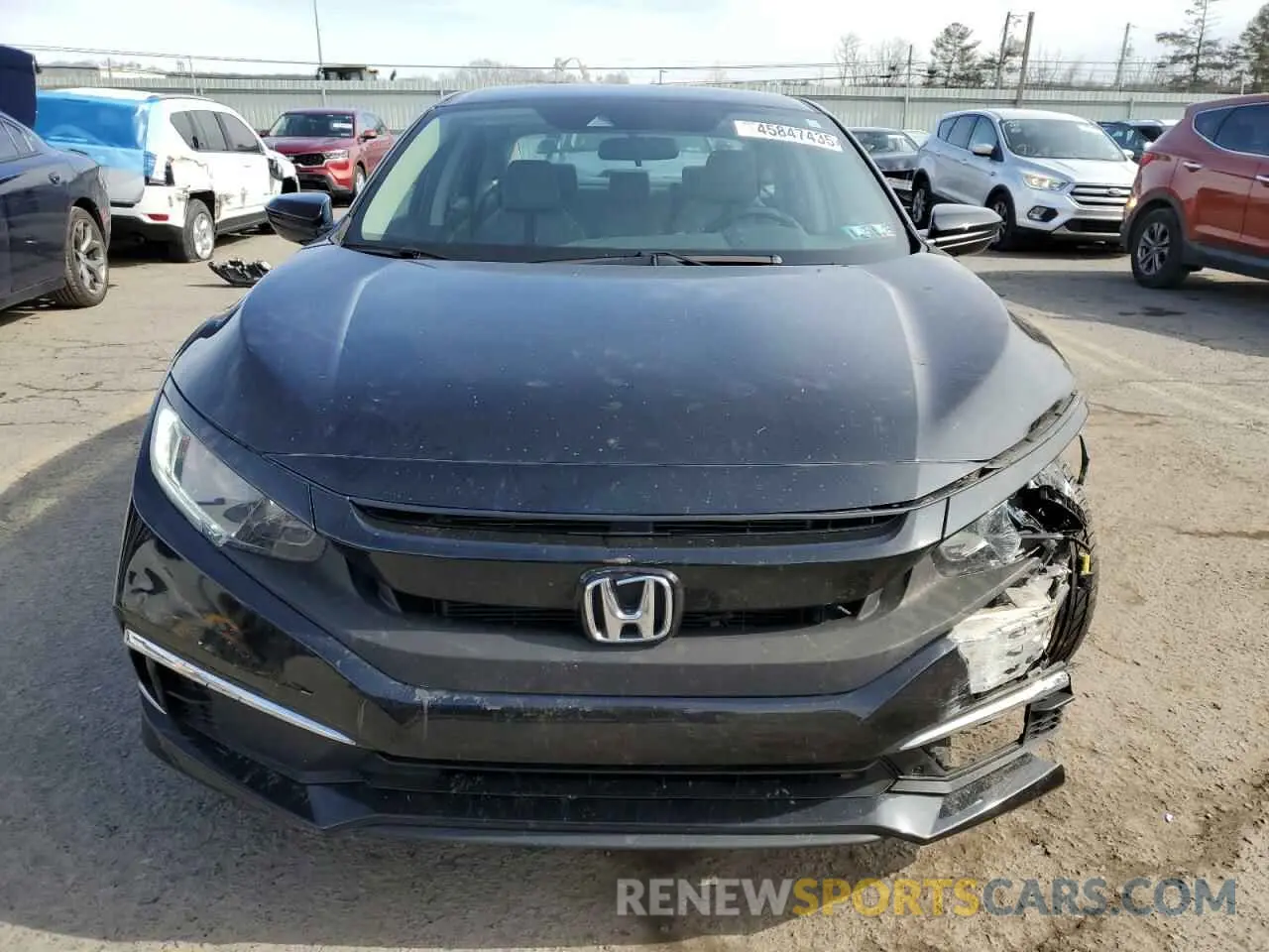 5 fotografías del automóvil dañado 2HGFC2F66KH588169 HONDA CIVIC 2019