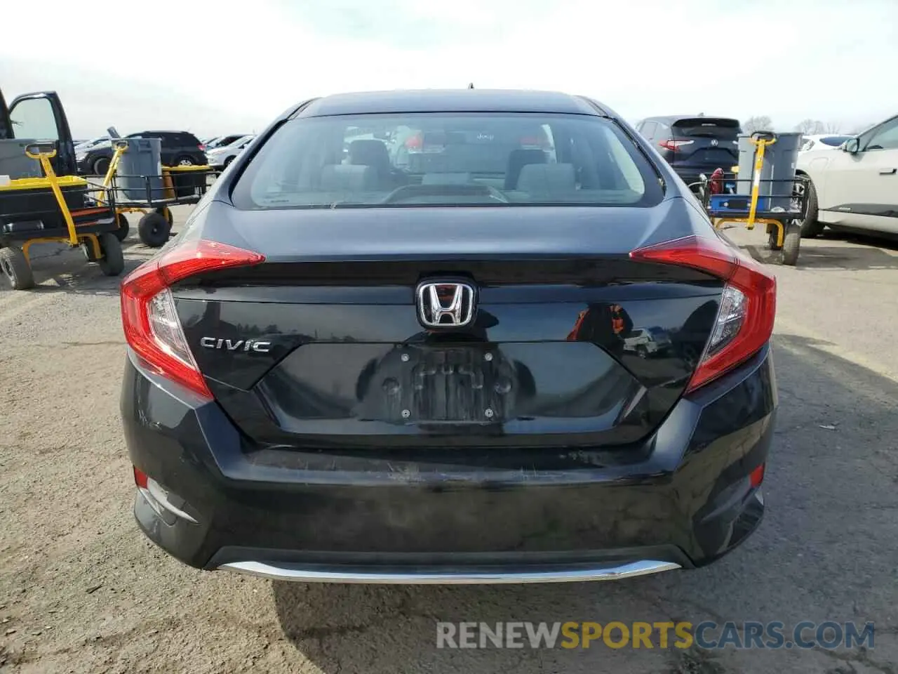 6 fotografías del automóvil dañado 2HGFC2F66KH588169 HONDA CIVIC 2019