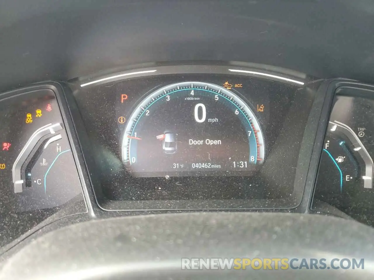 9 fotografías del automóvil dañado 2HGFC2F66KH588169 HONDA CIVIC 2019