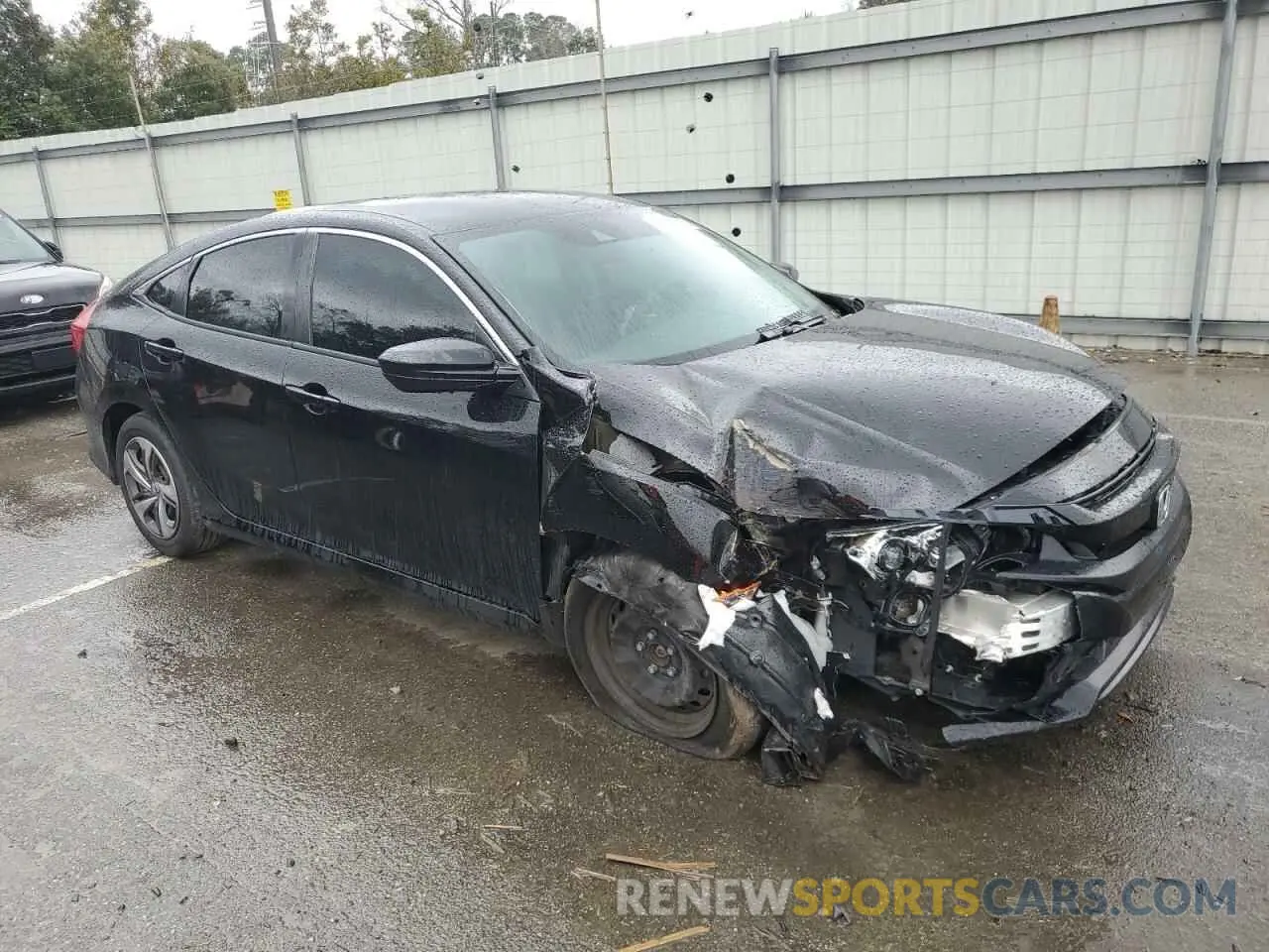 4 fotografías del automóvil dañado 2HGFC2F66KH591704 HONDA CIVIC 2019
