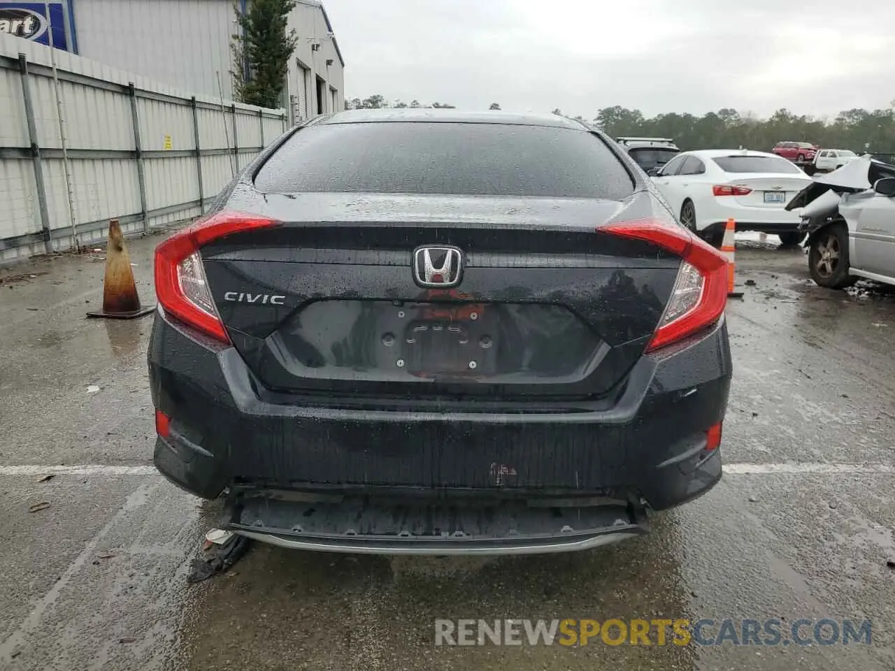6 fotografías del automóvil dañado 2HGFC2F66KH591704 HONDA CIVIC 2019