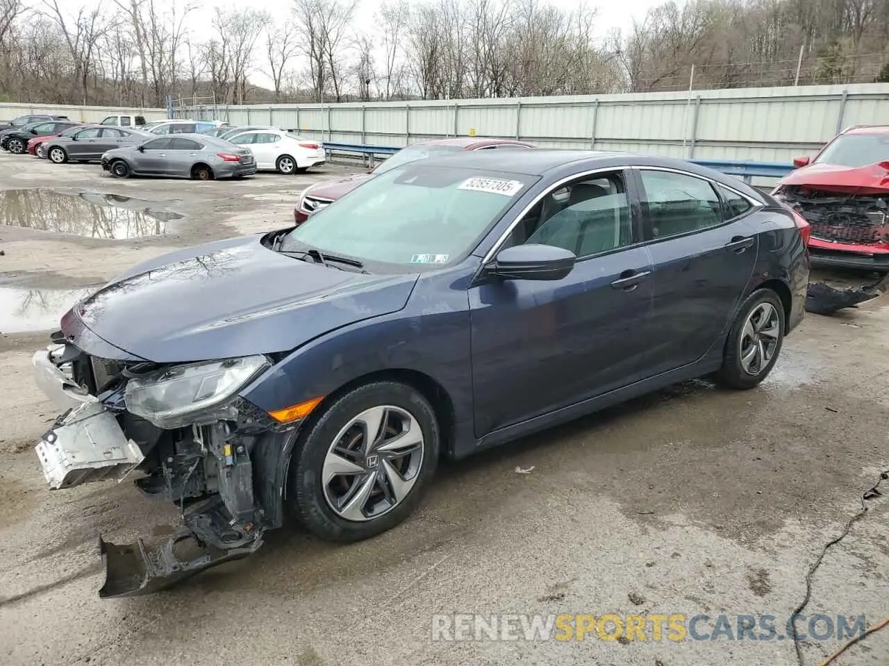 1 fotografías del automóvil dañado 2HGFC2F66KH603690 HONDA CIVIC 2019