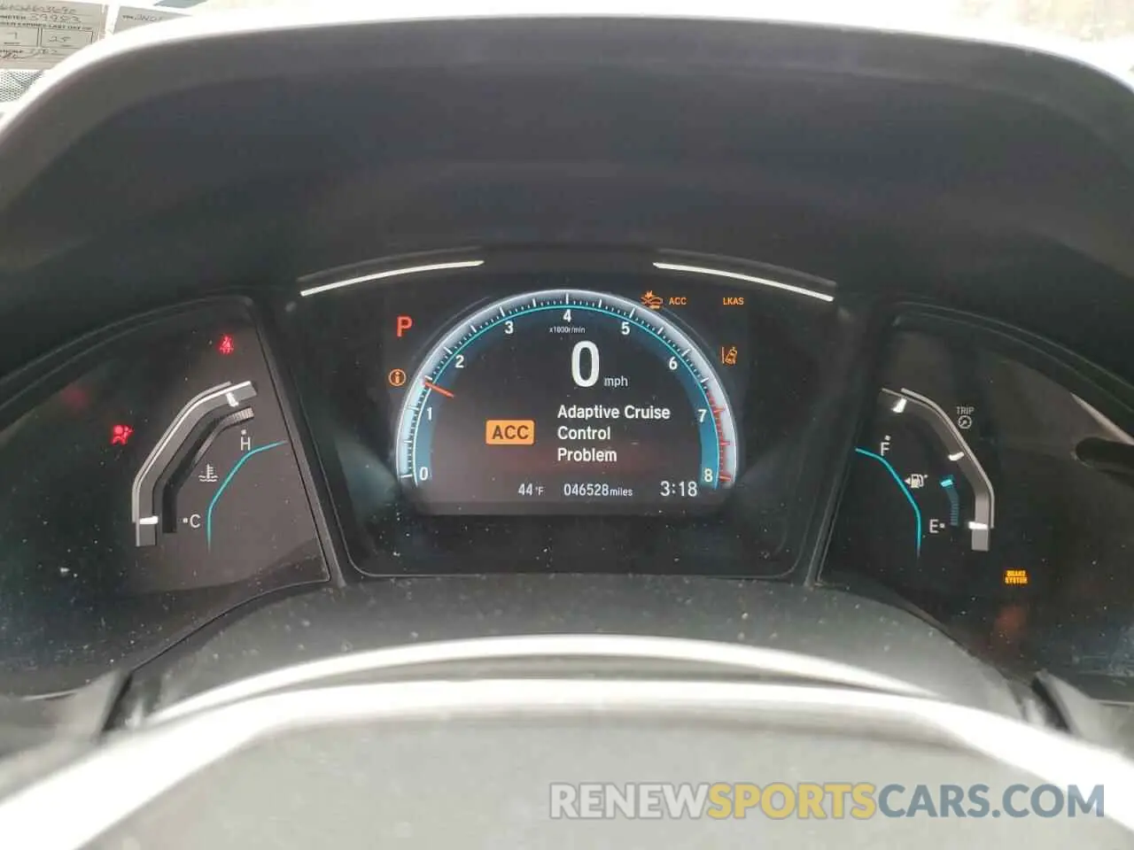 9 fotografías del automóvil dañado 2HGFC2F66KH603690 HONDA CIVIC 2019