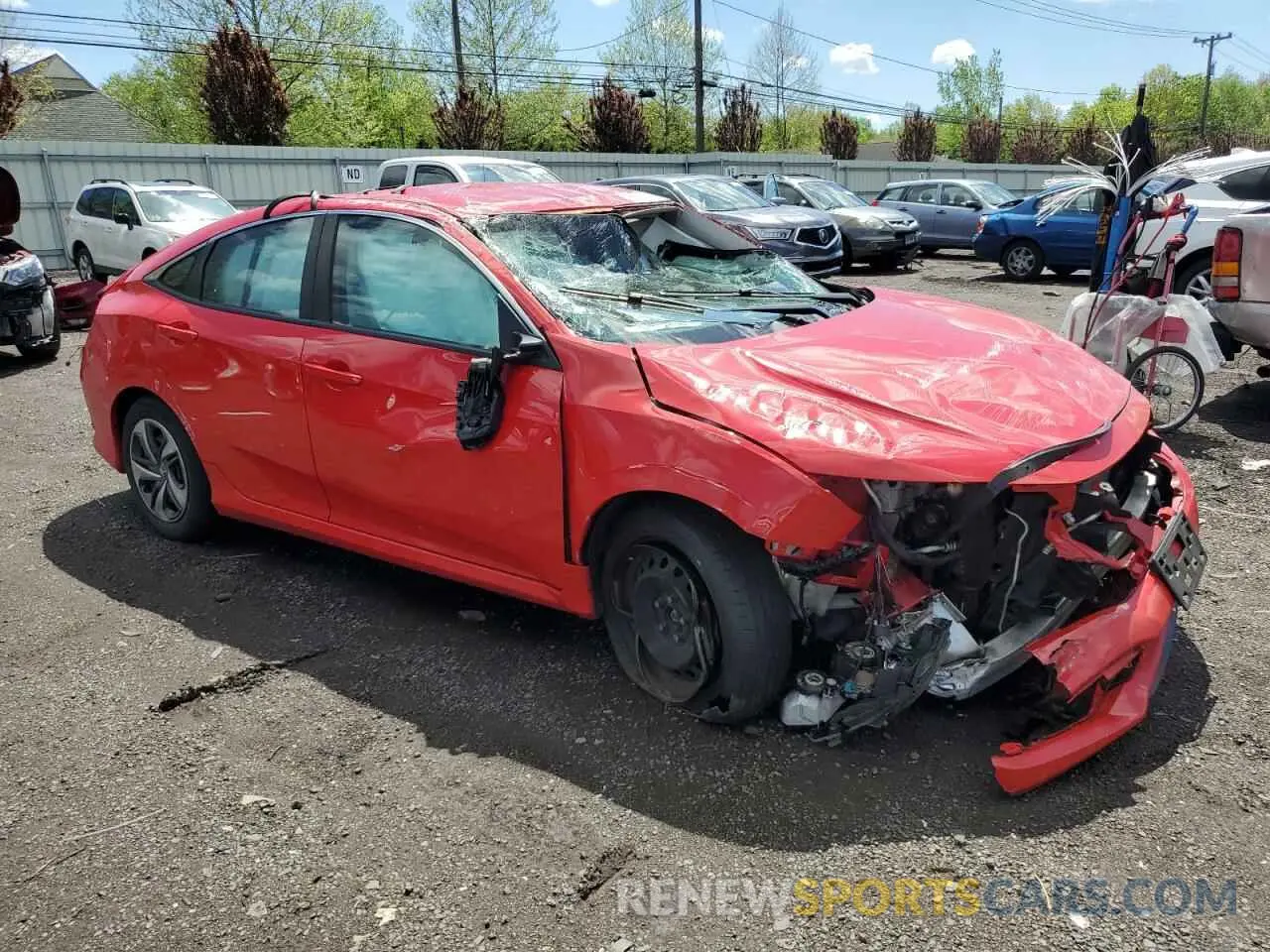 4 fotografías del automóvil dañado 2HGFC2F67KH506952 HONDA CIVIC 2019