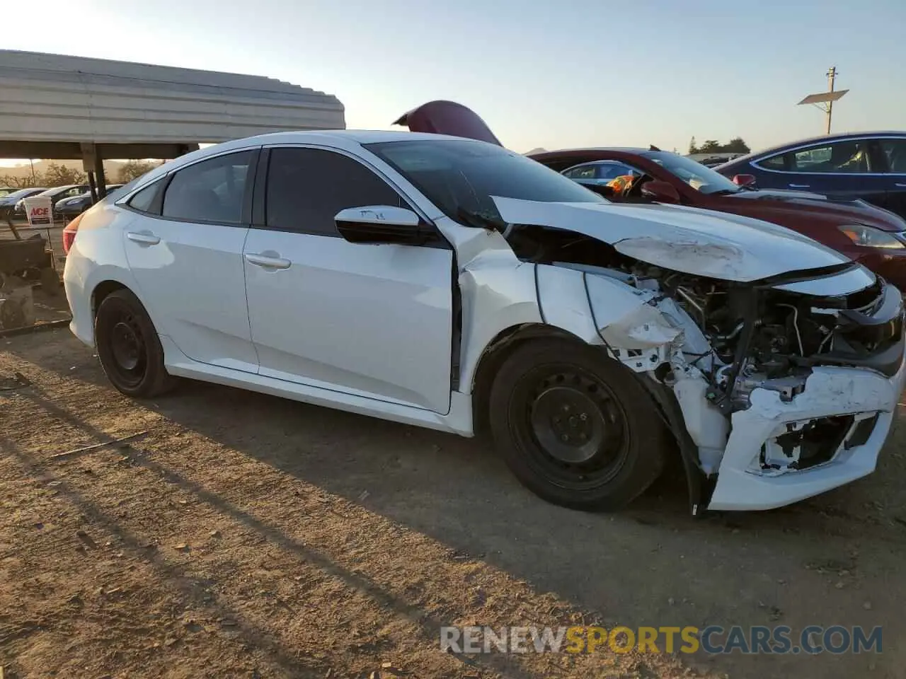 4 fotografías del automóvil dañado 2HGFC2F67KH525842 HONDA CIVIC 2019