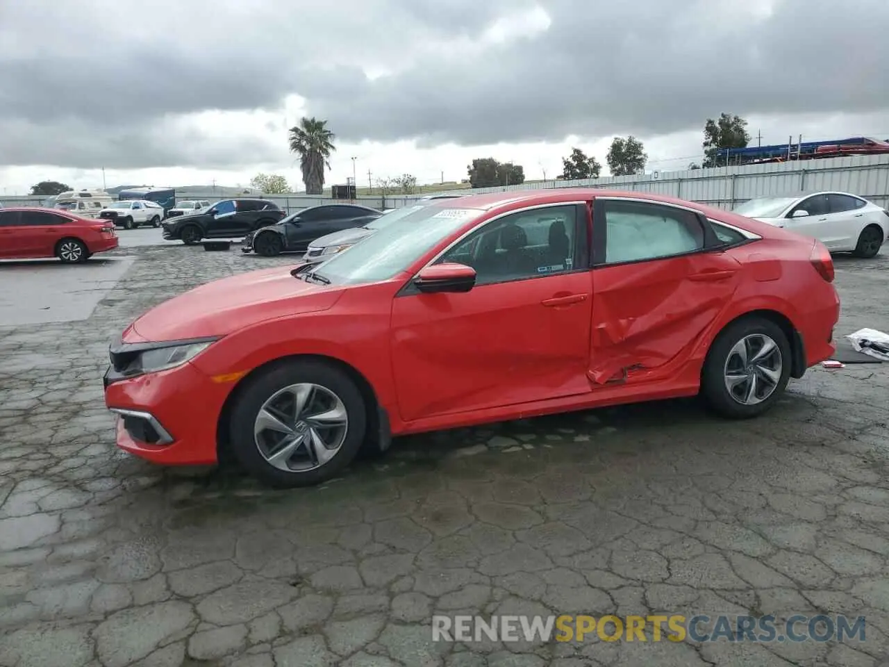 1 fotografías del automóvil dañado 2HGFC2F67KH544701 HONDA CIVIC 2019