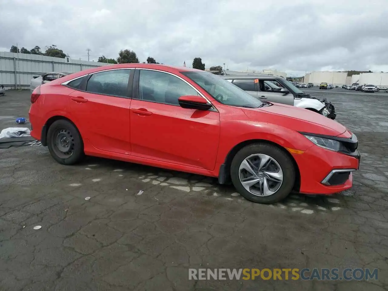 4 fotografías del automóvil dañado 2HGFC2F67KH544701 HONDA CIVIC 2019