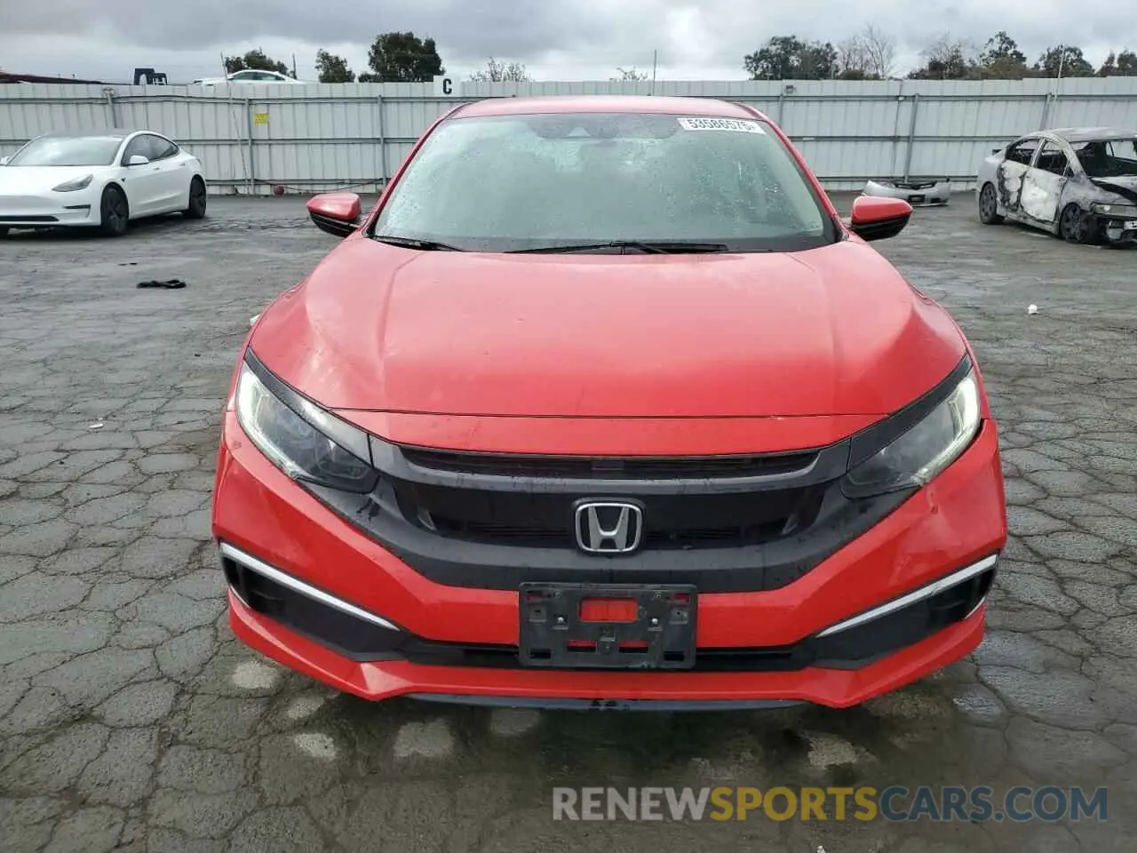 5 fotografías del automóvil dañado 2HGFC2F67KH544701 HONDA CIVIC 2019