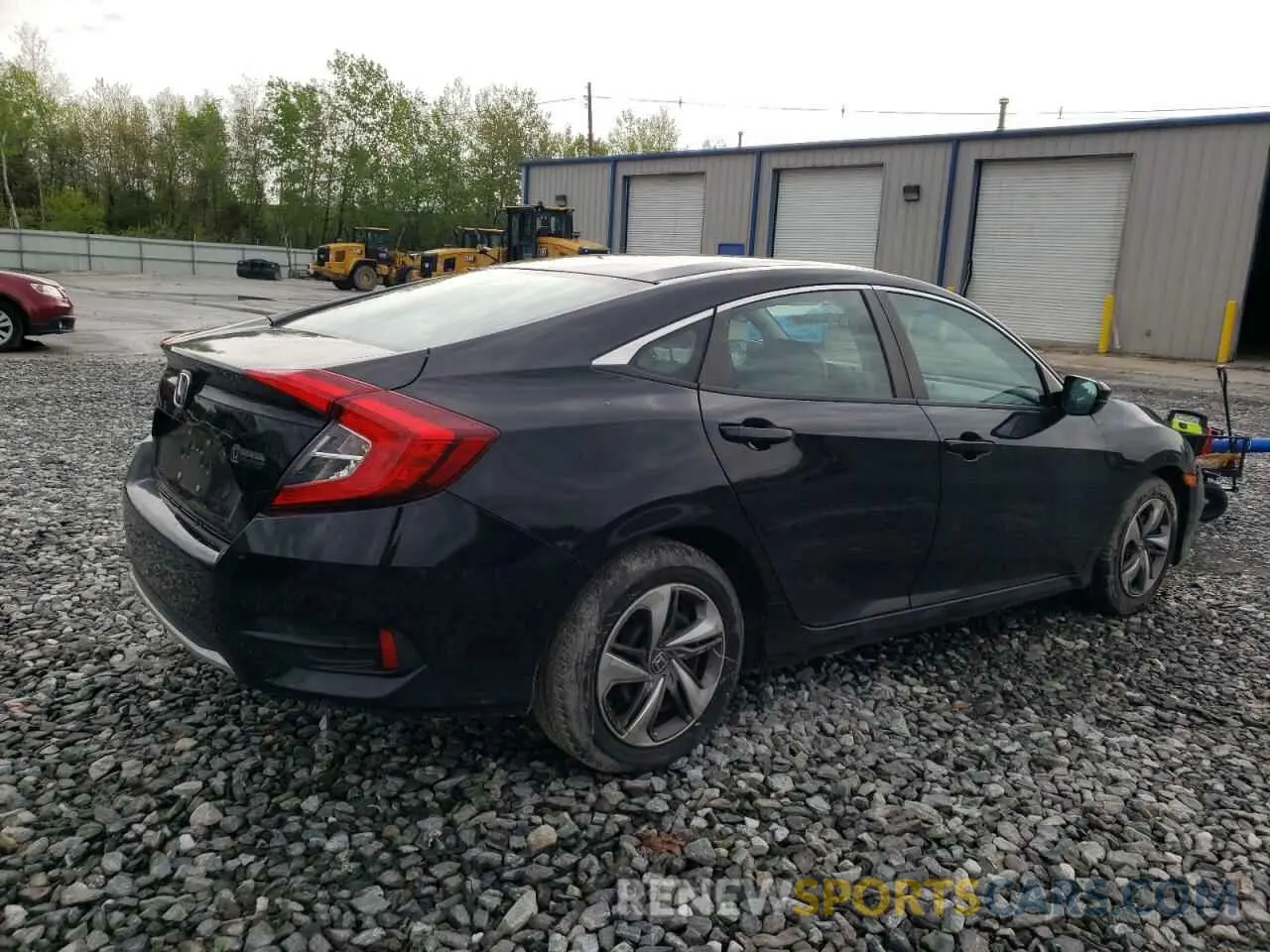 3 fotografías del automóvil dañado 2HGFC2F67KH546142 HONDA CIVIC 2019