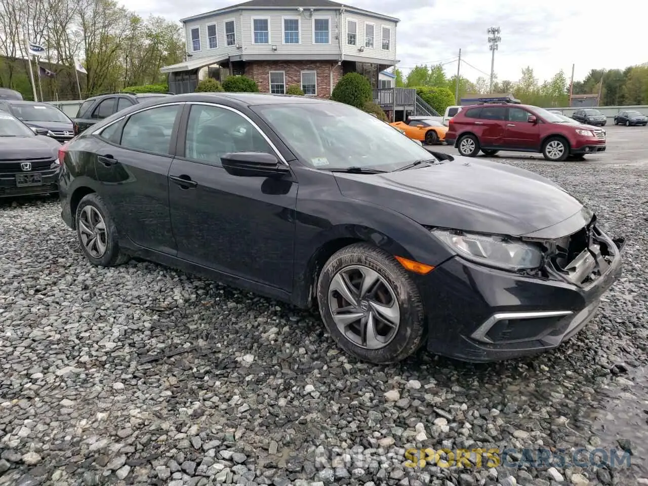 4 fotografías del automóvil dañado 2HGFC2F67KH546142 HONDA CIVIC 2019