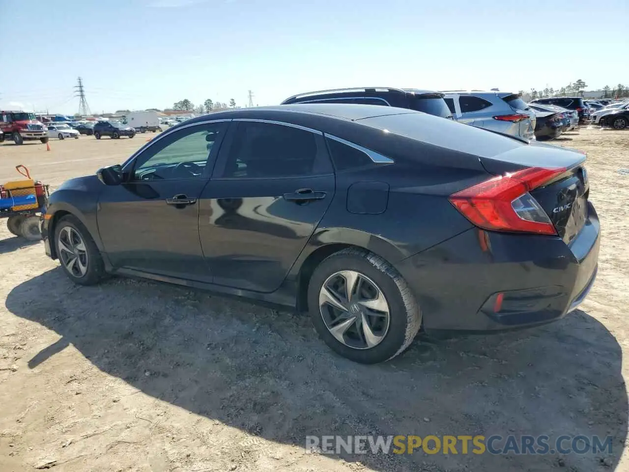 2 fotografías del automóvil dañado 2HGFC2F67KH546836 HONDA CIVIC 2019