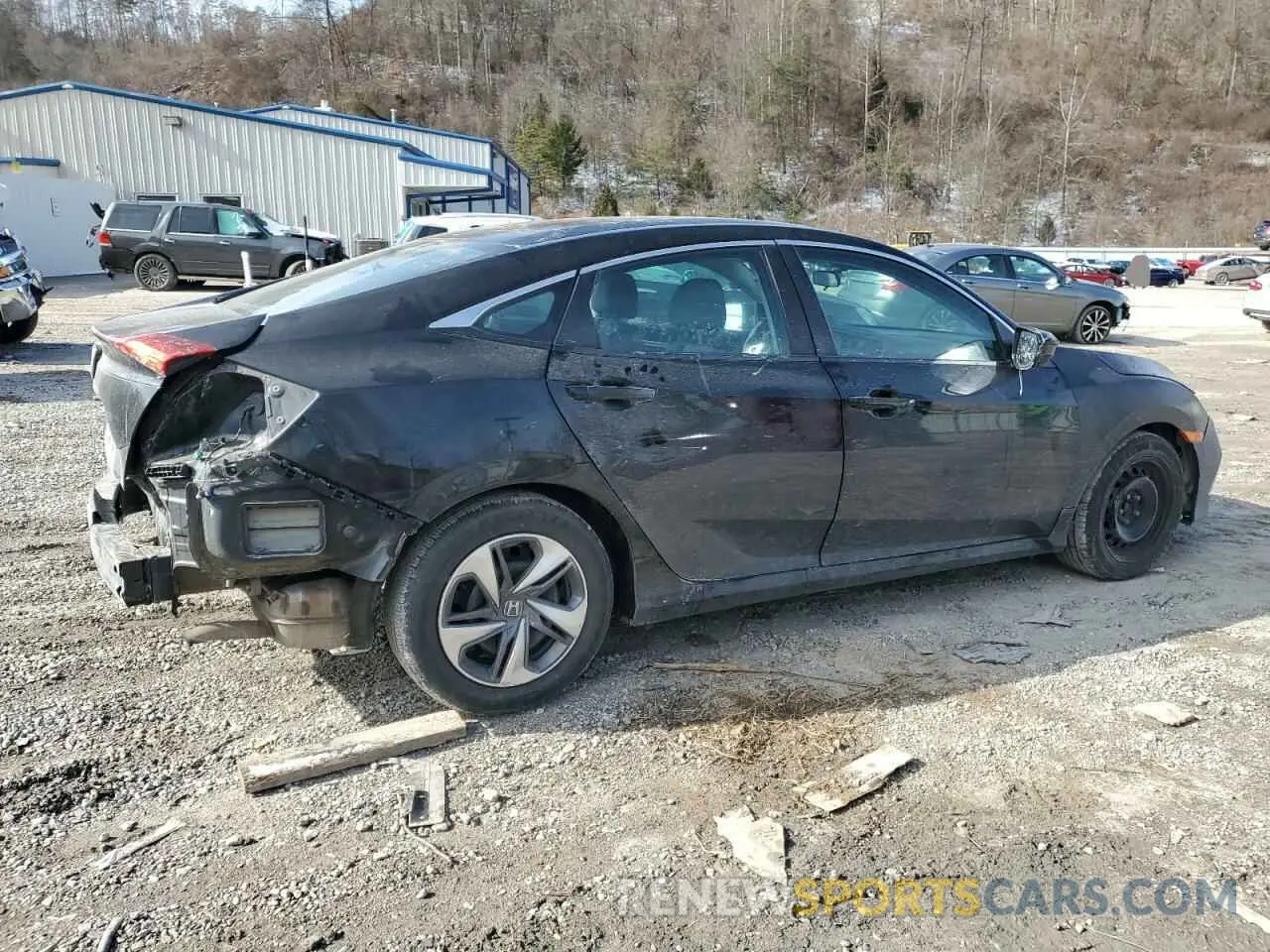 3 fotografías del automóvil dañado 2HGFC2F67KH582638 HONDA CIVIC 2019
