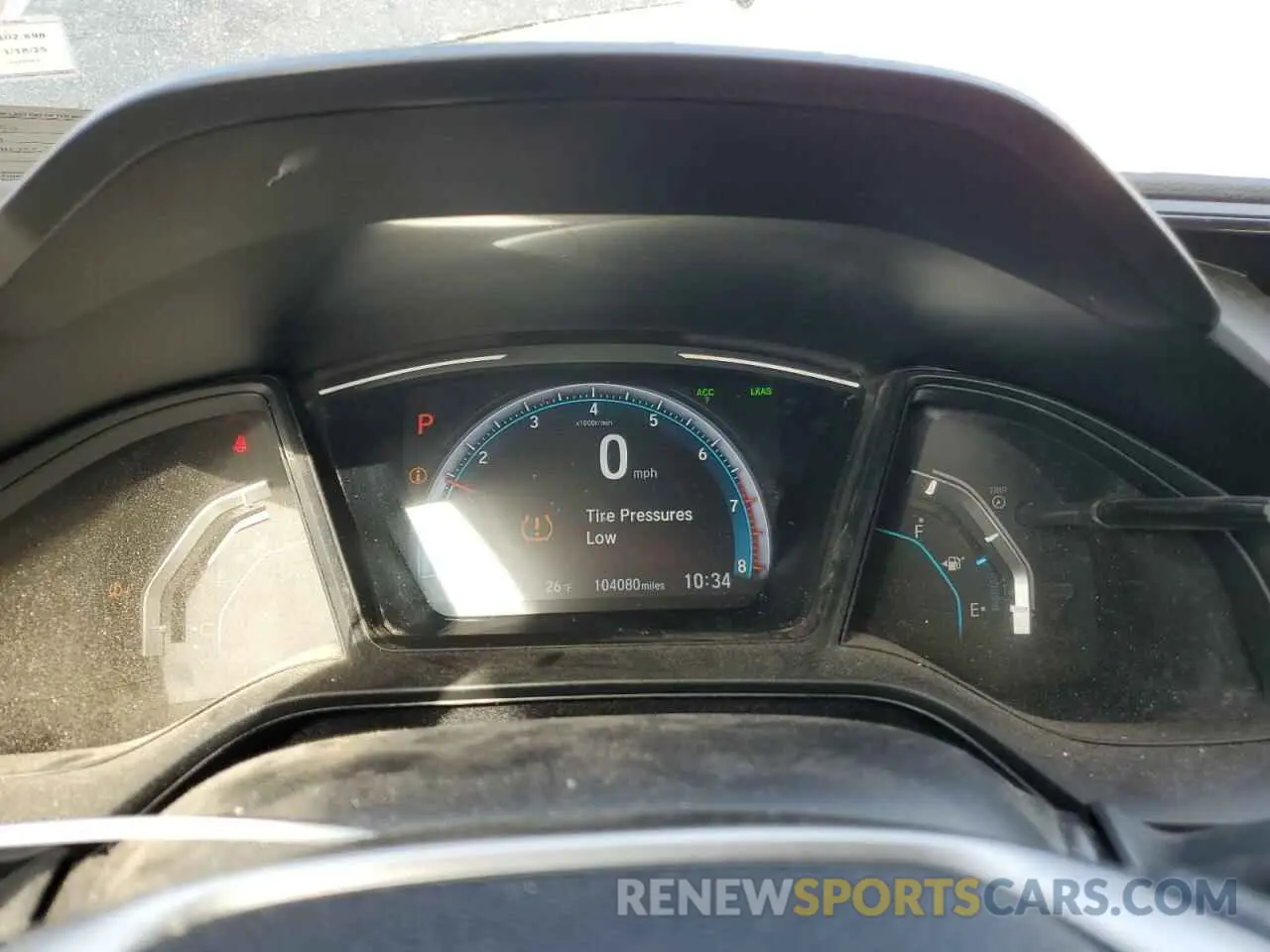 9 fotografías del automóvil dañado 2HGFC2F67KH582638 HONDA CIVIC 2019