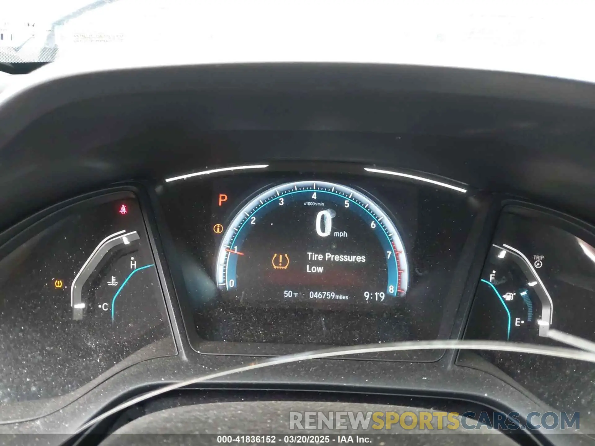 7 fotografías del automóvil dañado 2HGFC2F68KH550779 HONDA CIVIC 2019