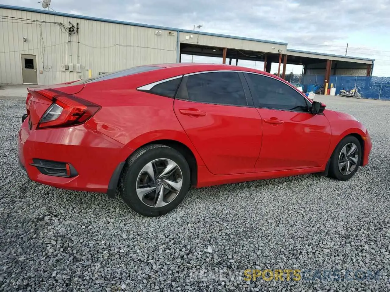 3 fotografías del automóvil dañado 2HGFC2F68KH551012 HONDA CIVIC 2019