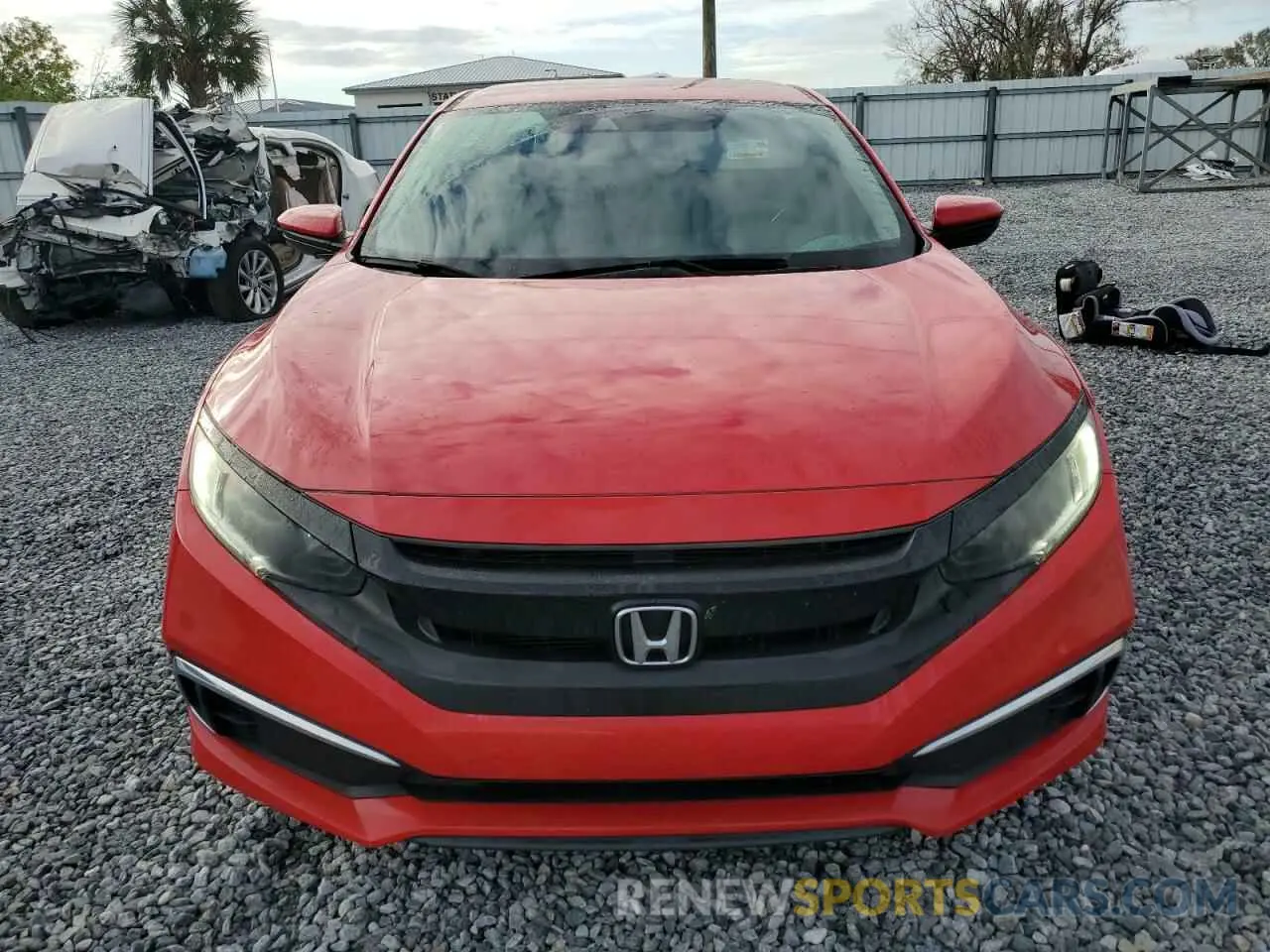 5 fotografías del automóvil dañado 2HGFC2F68KH551012 HONDA CIVIC 2019