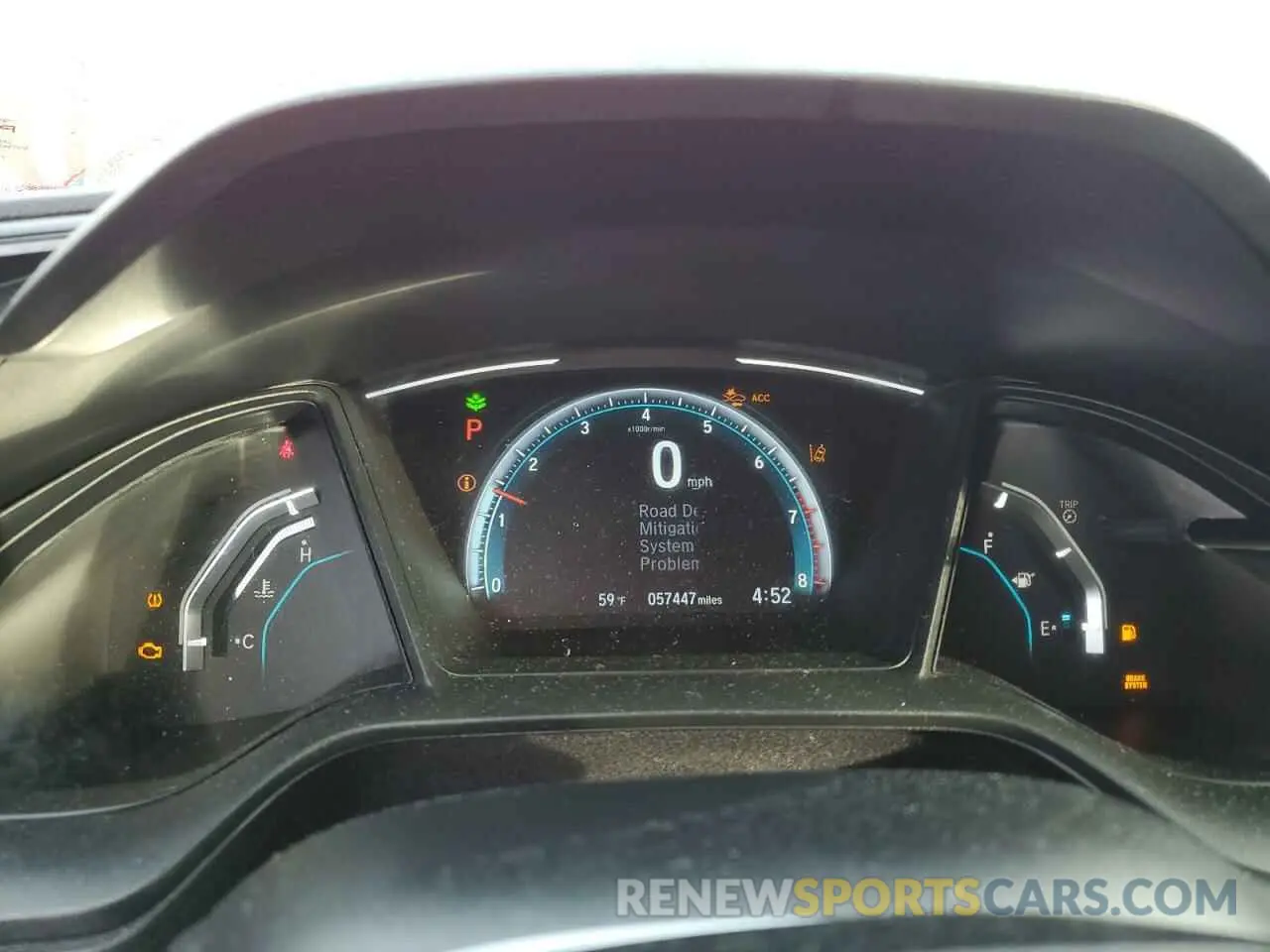 9 fotografías del automóvil dañado 2HGFC2F68KH551012 HONDA CIVIC 2019
