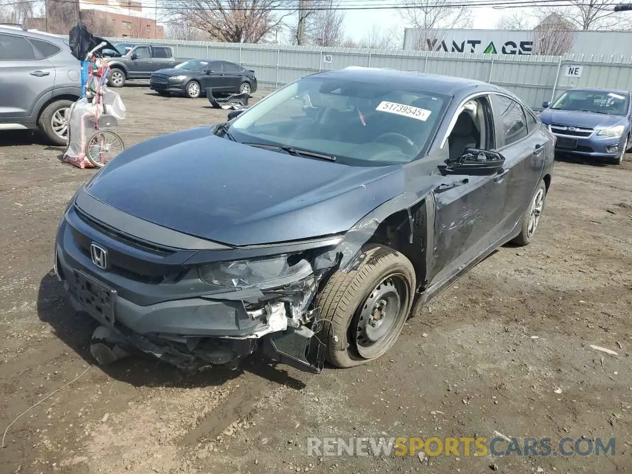 1 fotografías del automóvil dañado 2HGFC2F68KH605313 HONDA CIVIC 2019