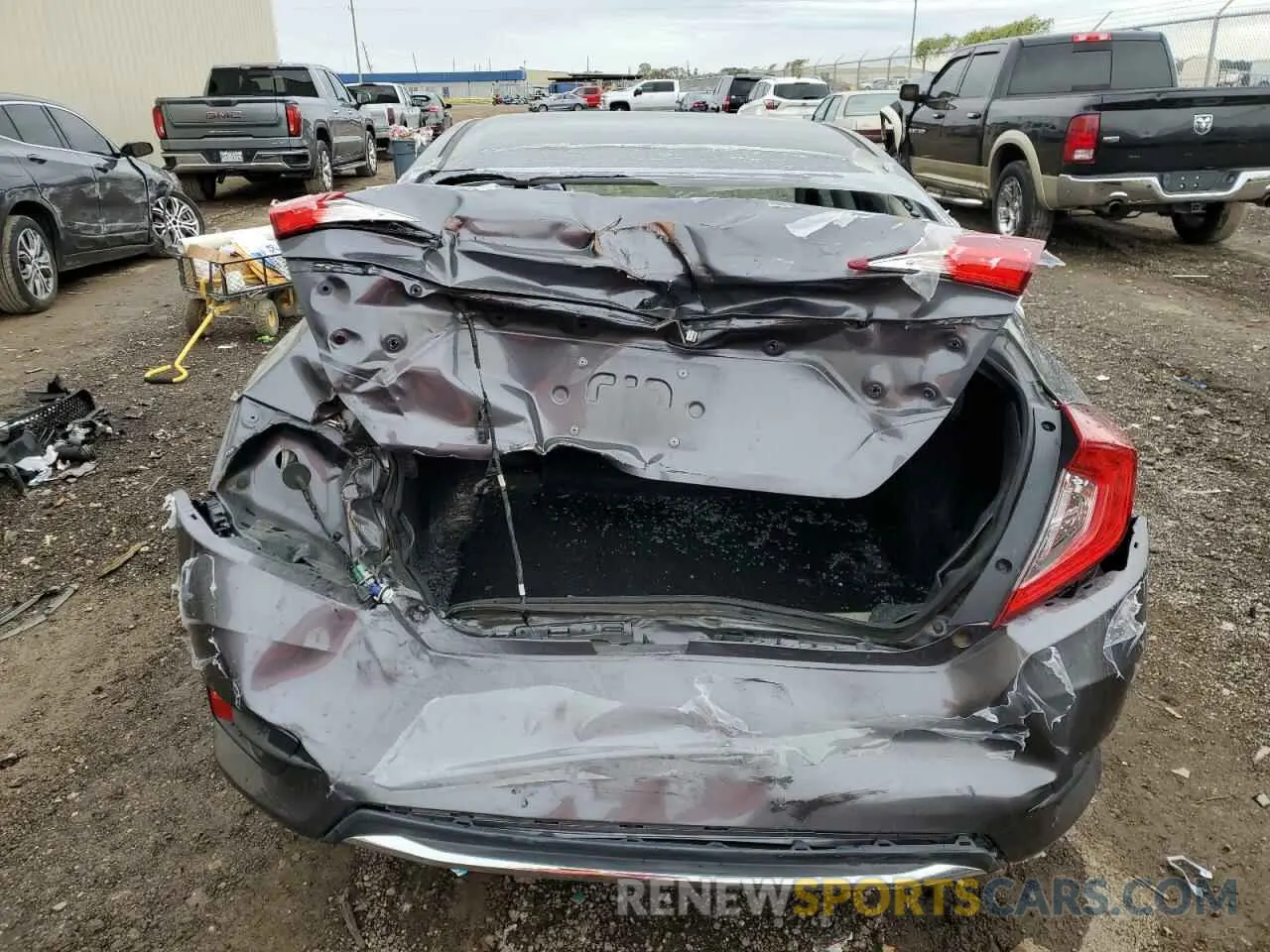 6 fotografías del automóvil dañado 2HGFC2F69KH538351 HONDA CIVIC 2019