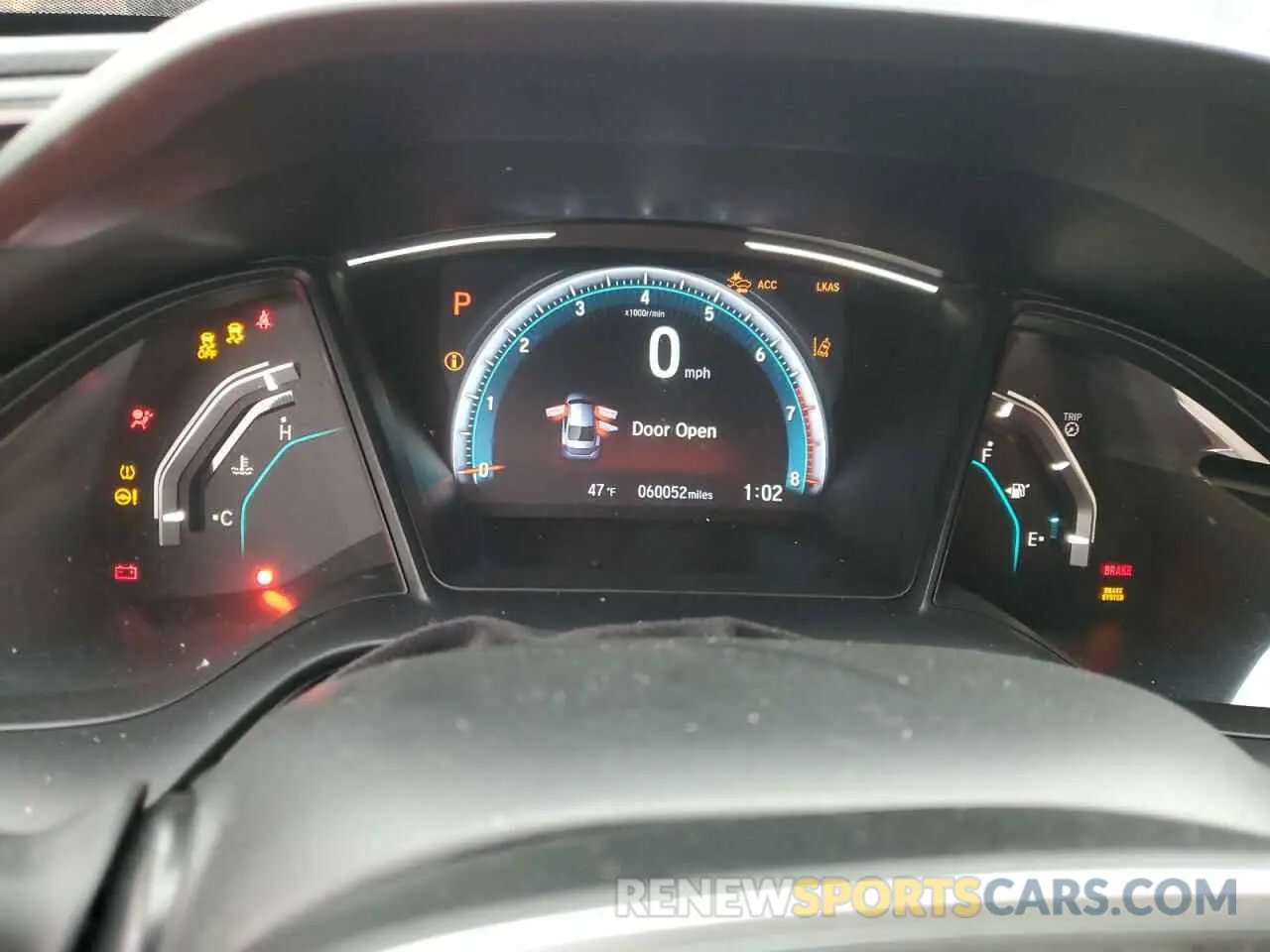 9 fotografías del automóvil dañado 2HGFC2F69KH538351 HONDA CIVIC 2019