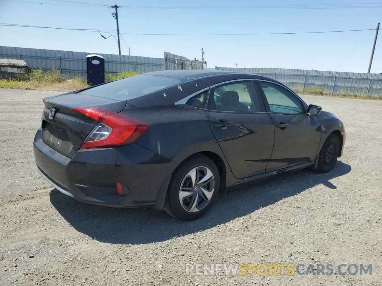 3 fotografías del automóvil dañado 2HGFC2F69KH538981 HONDA CIVIC 2019