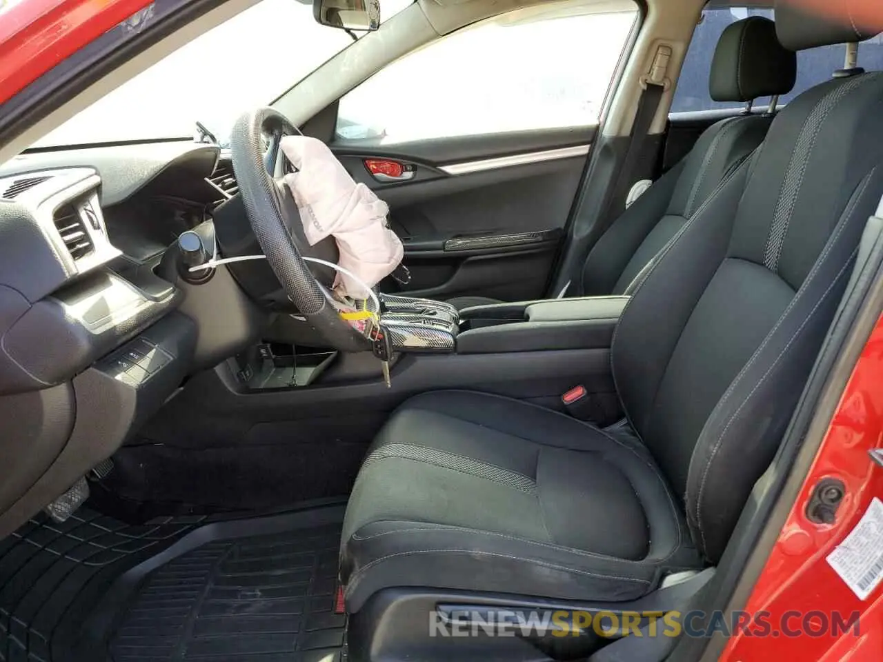 7 fotografías del automóvil dañado 2HGFC2F69KH547342 HONDA CIVIC 2019