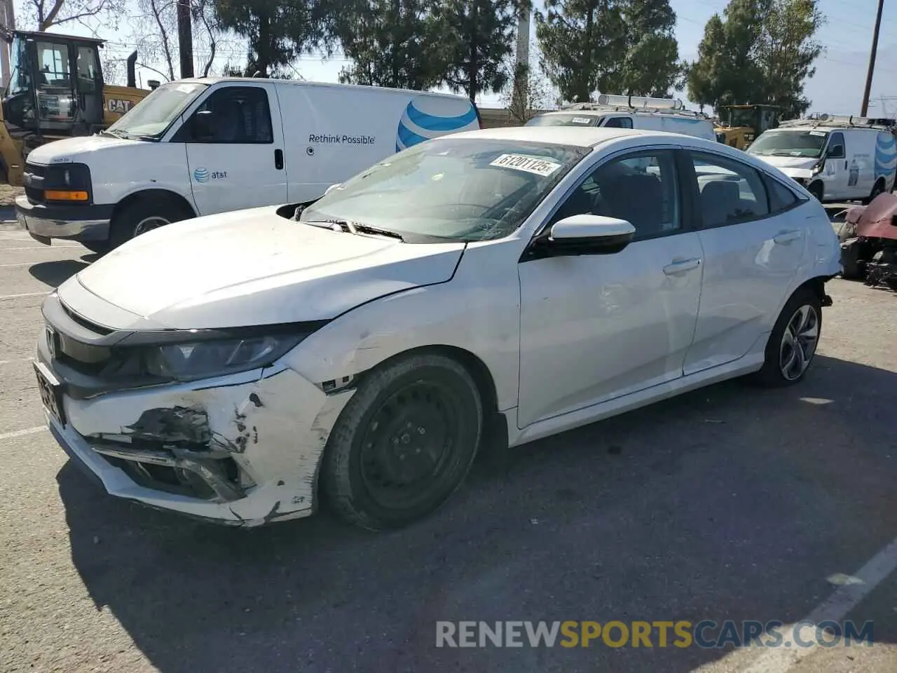 1 fotografías del automóvil dañado 2HGFC2F69KH557742 HONDA CIVIC 2019