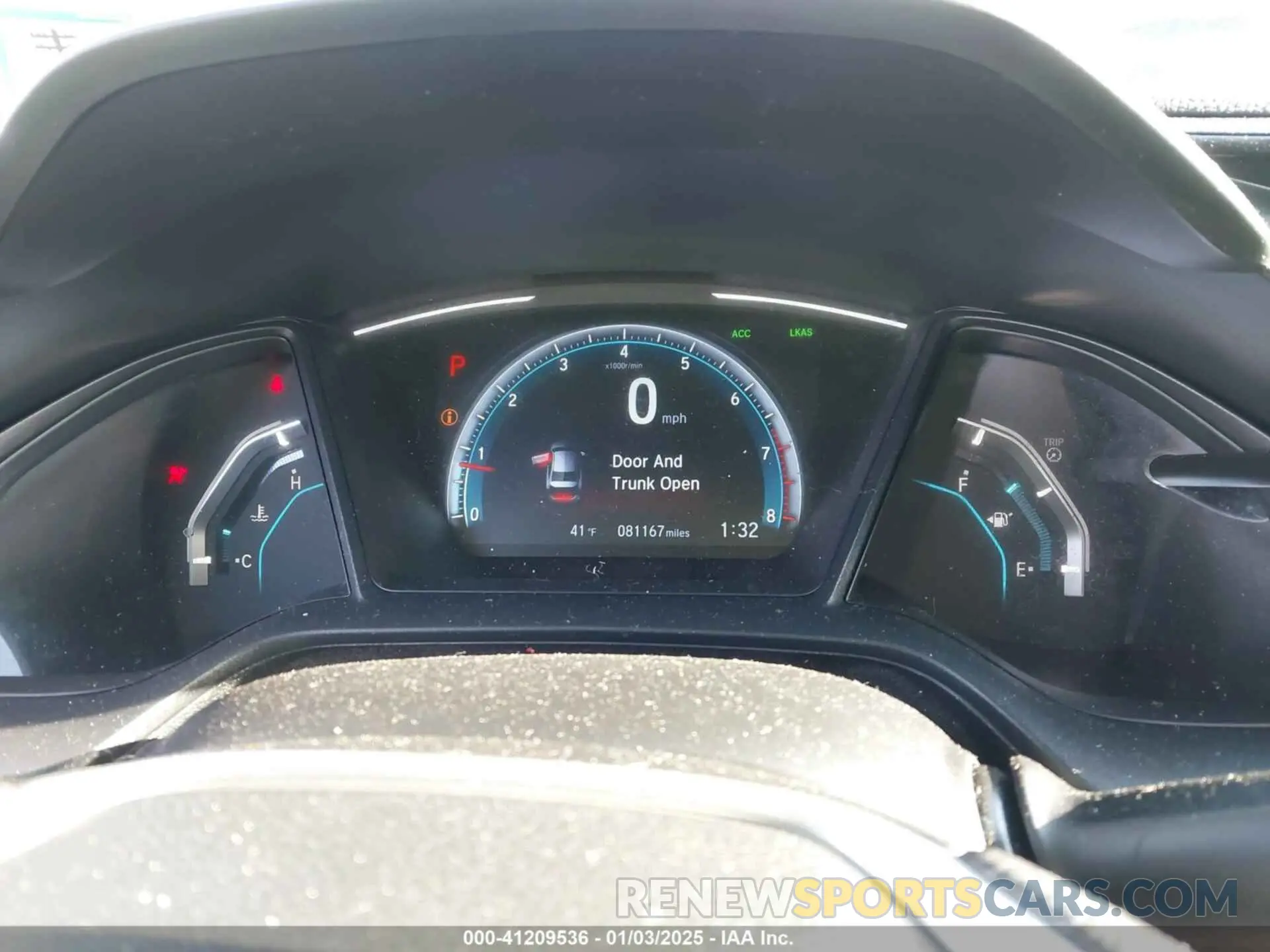 7 fotografías del automóvil dañado 2HGFC2F69KH567090 HONDA CIVIC 2019