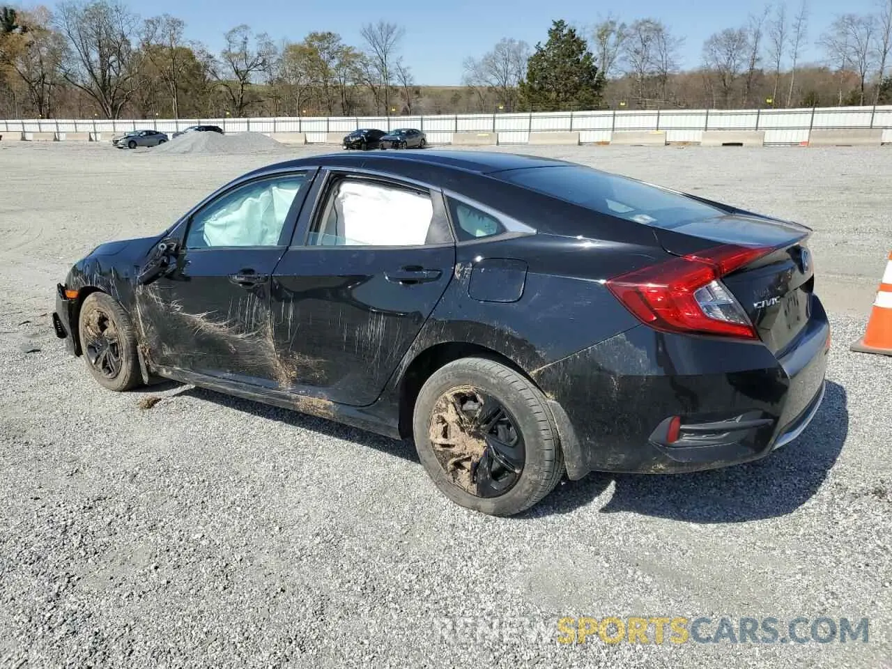 2 fotografías del automóvil dañado 2HGFC2F69KH582933 HONDA CIVIC 2019