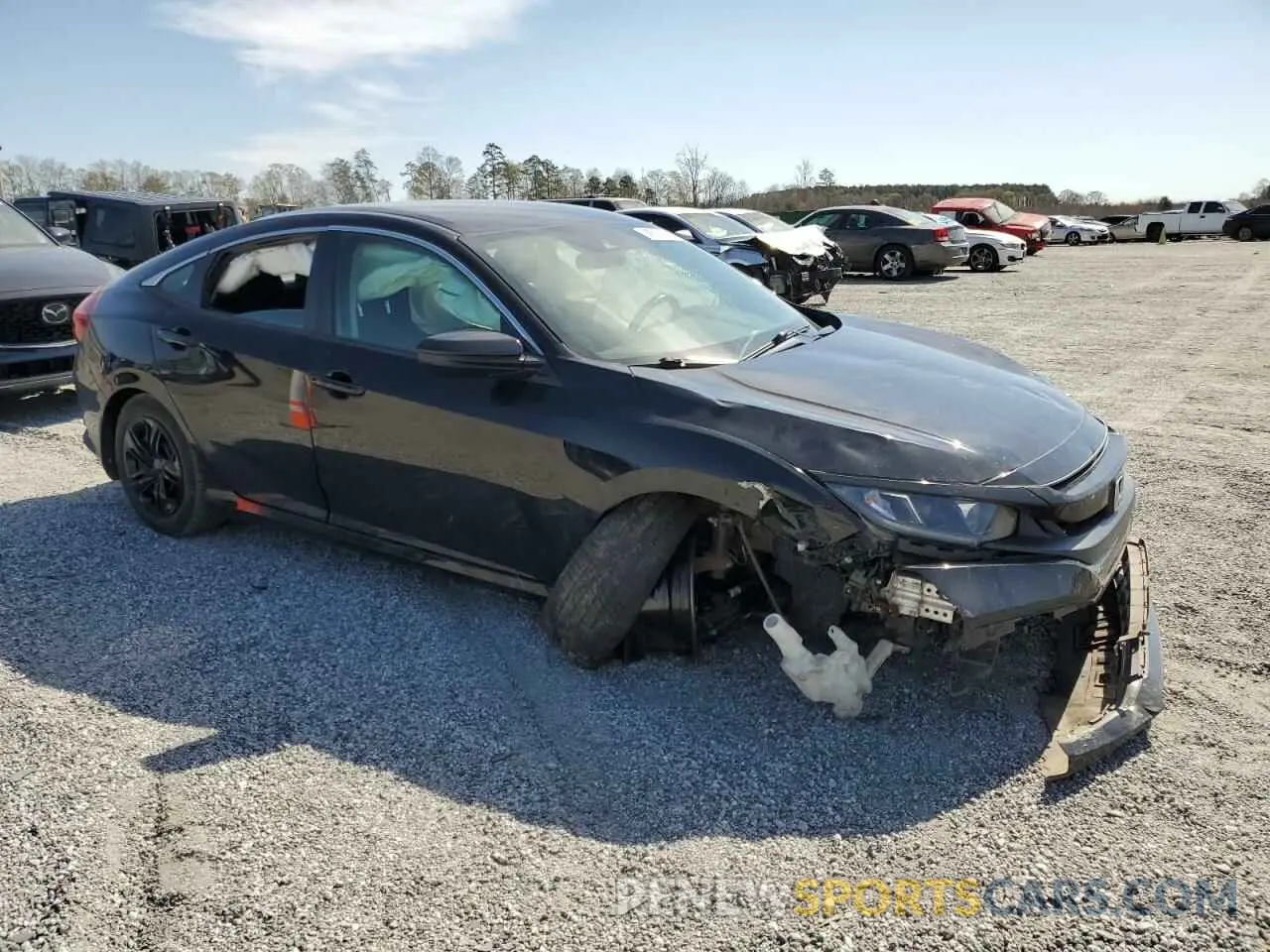 4 fotografías del automóvil dañado 2HGFC2F69KH582933 HONDA CIVIC 2019