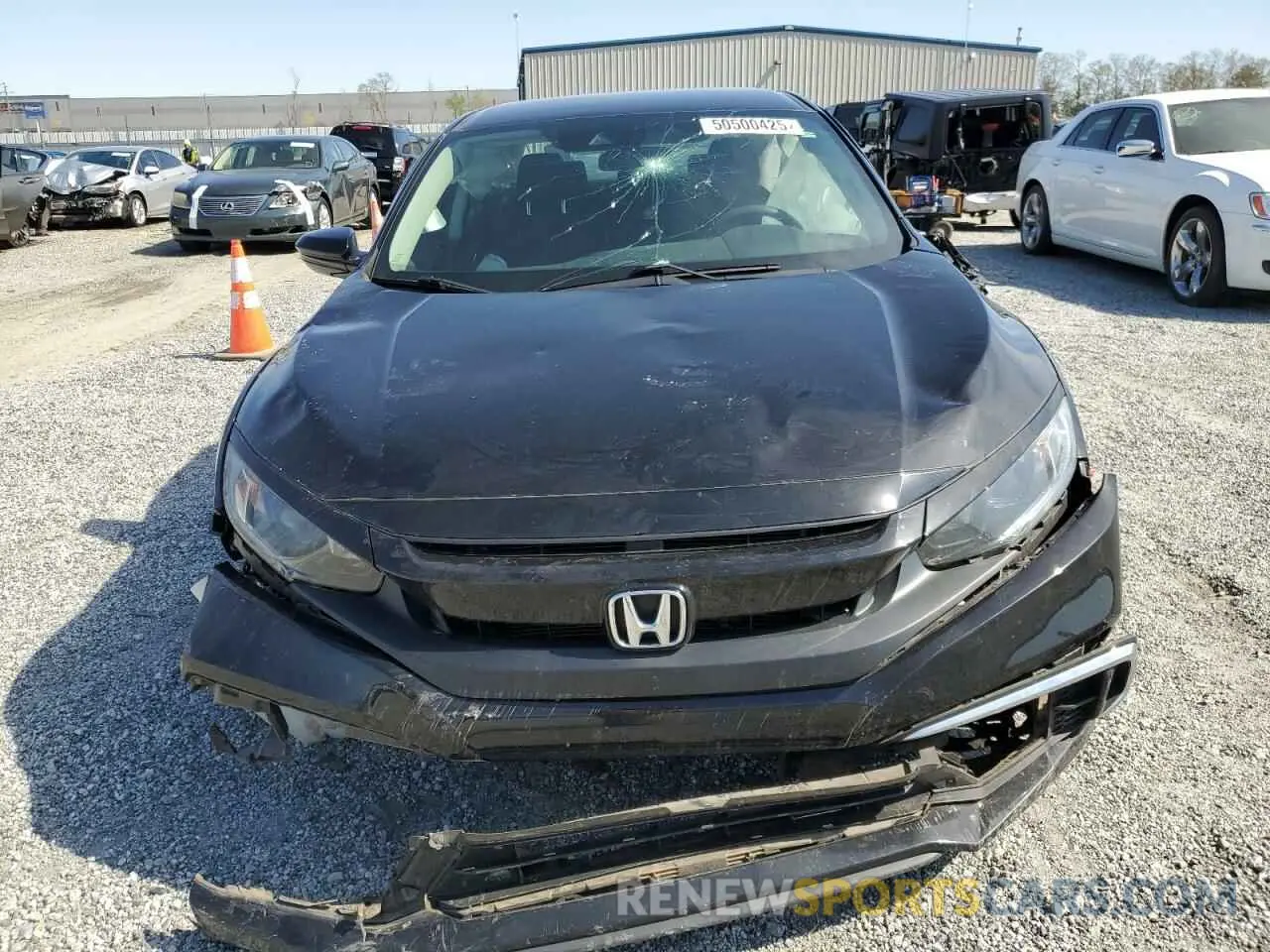 5 fotografías del automóvil dañado 2HGFC2F69KH582933 HONDA CIVIC 2019