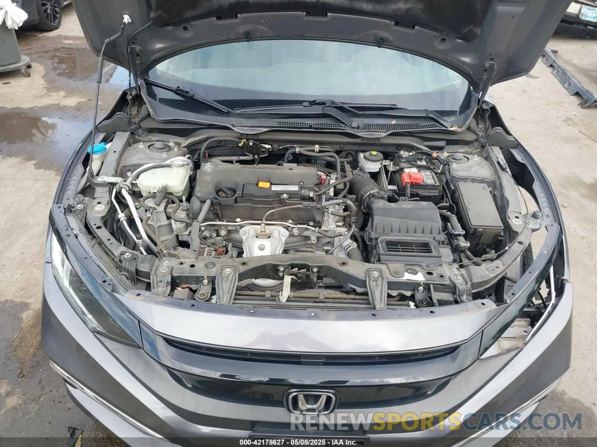 10 fotografías del automóvil dañado 2HGFC2F6XKH502913 HONDA CIVIC 2019