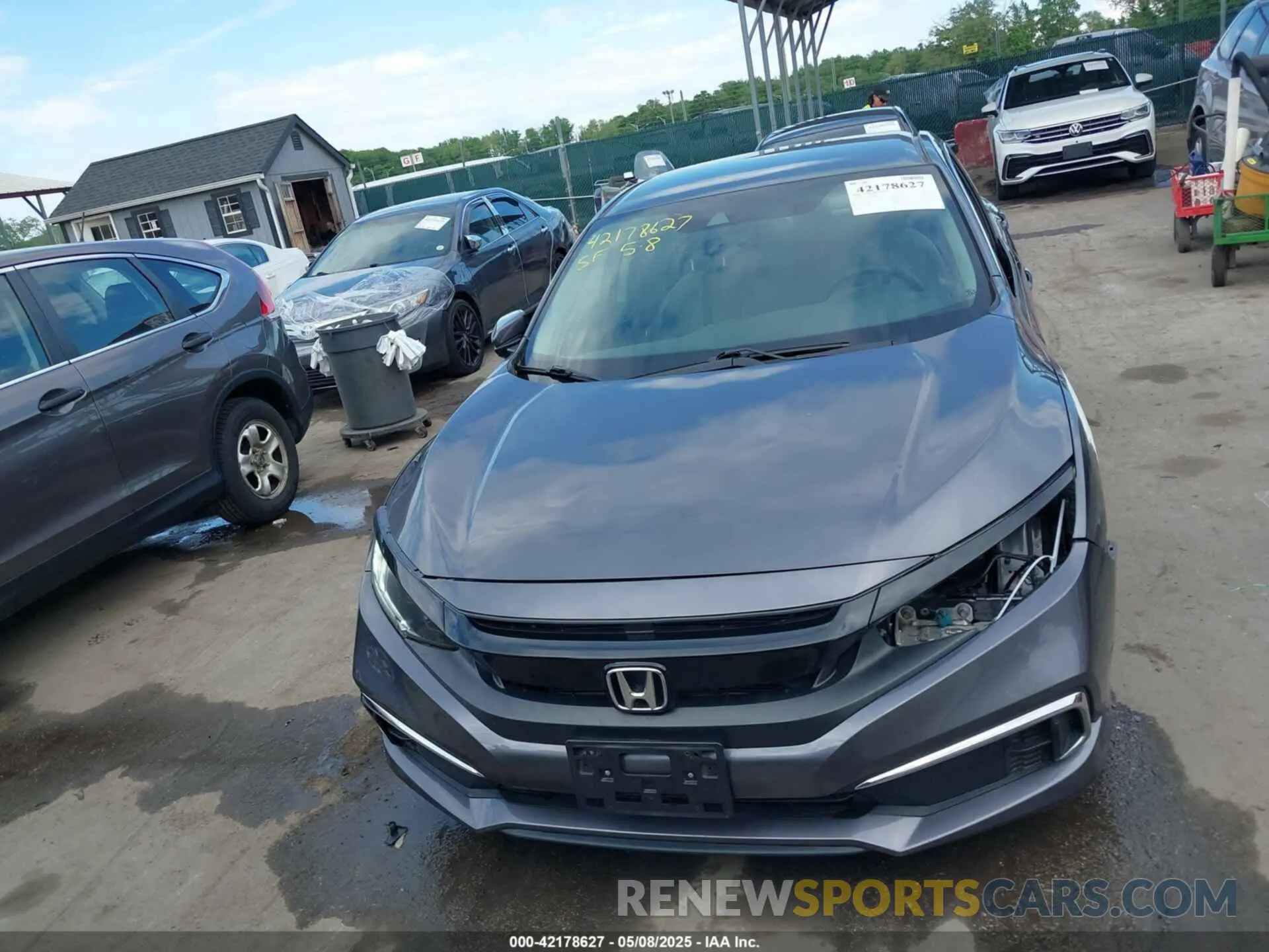 13 fotografías del automóvil dañado 2HGFC2F6XKH502913 HONDA CIVIC 2019