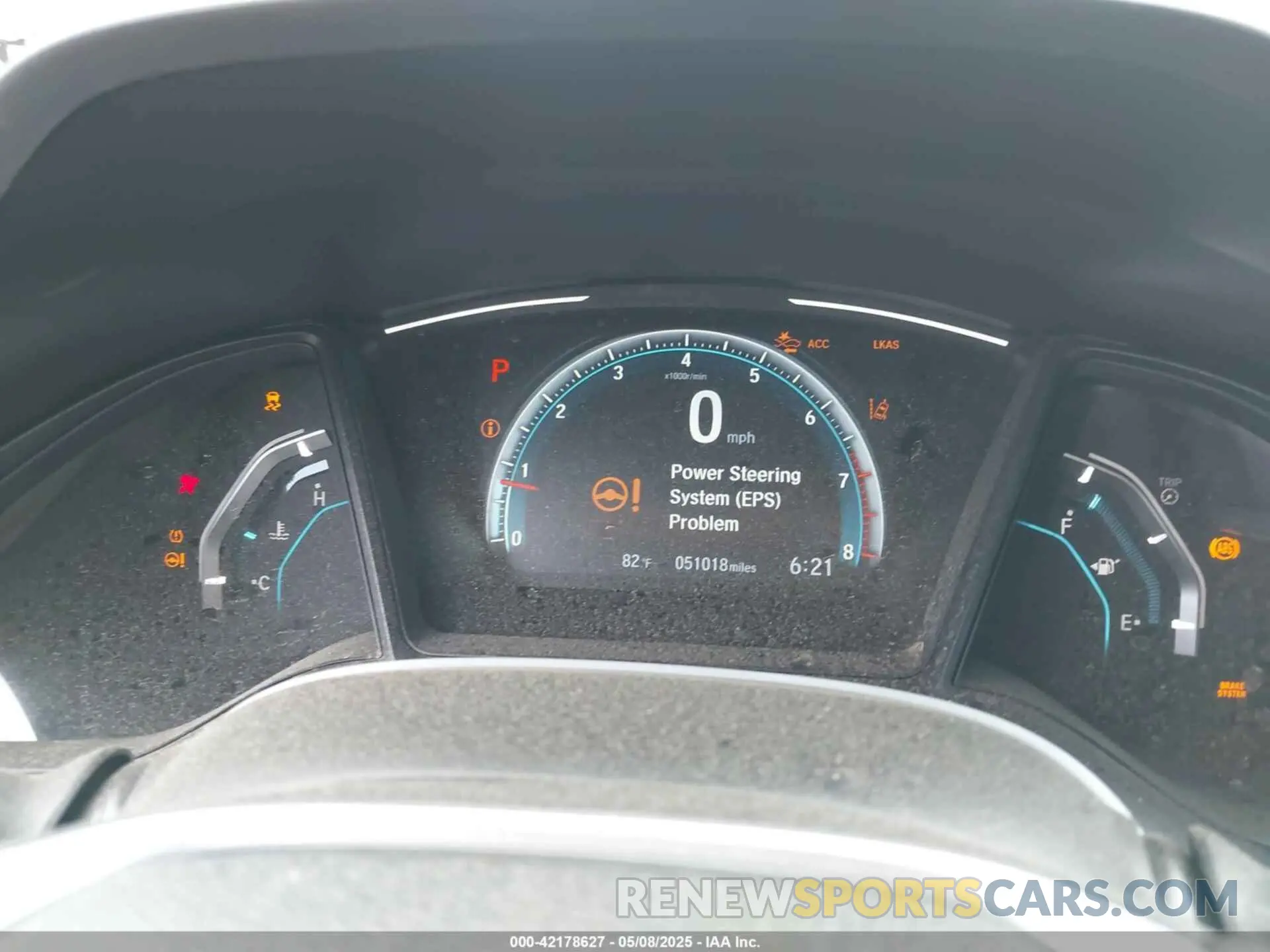 7 fotografías del automóvil dañado 2HGFC2F6XKH502913 HONDA CIVIC 2019