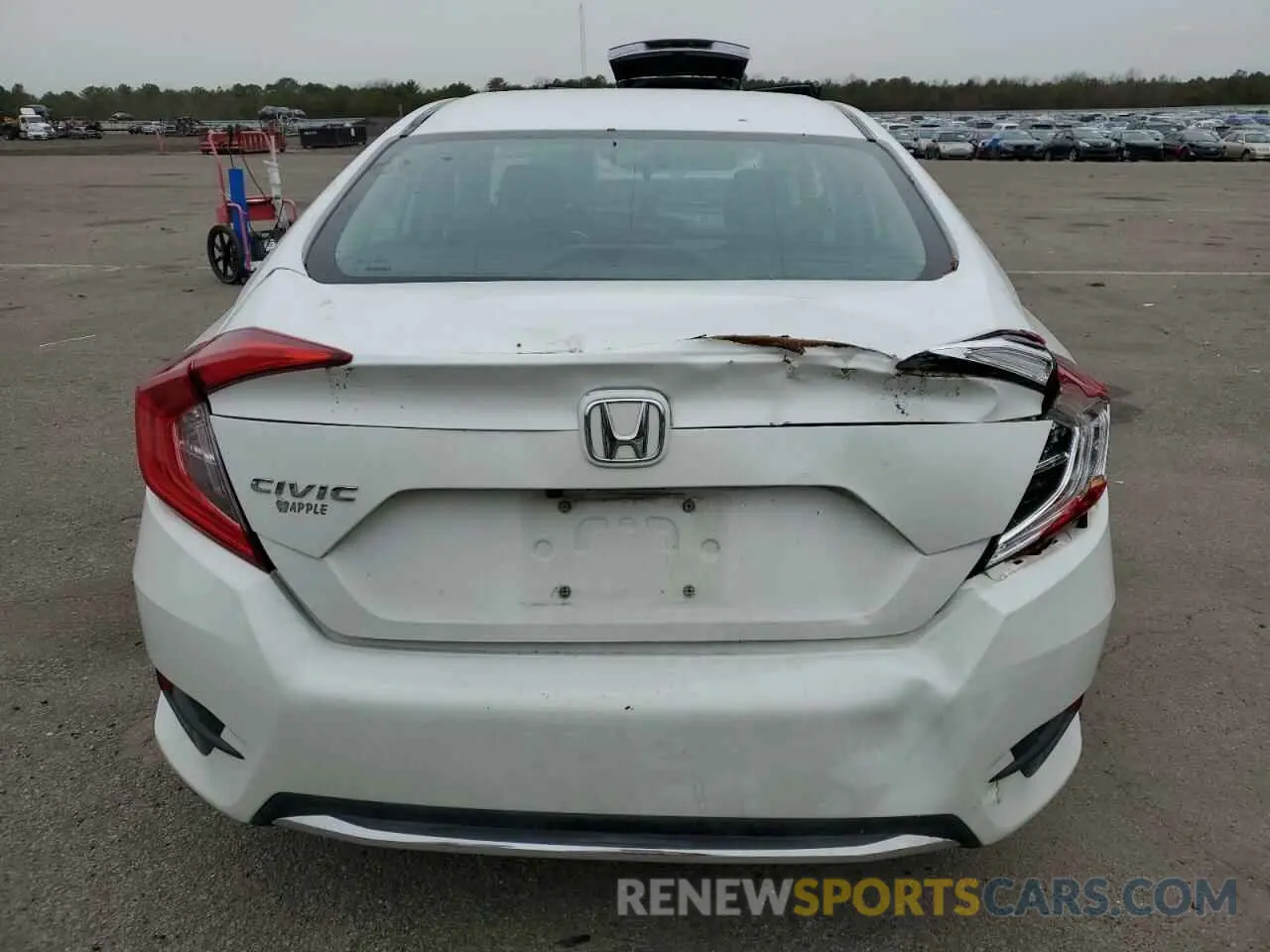 6 fotografías del automóvil dañado 2HGFC2F6XKH517718 HONDA CIVIC 2019