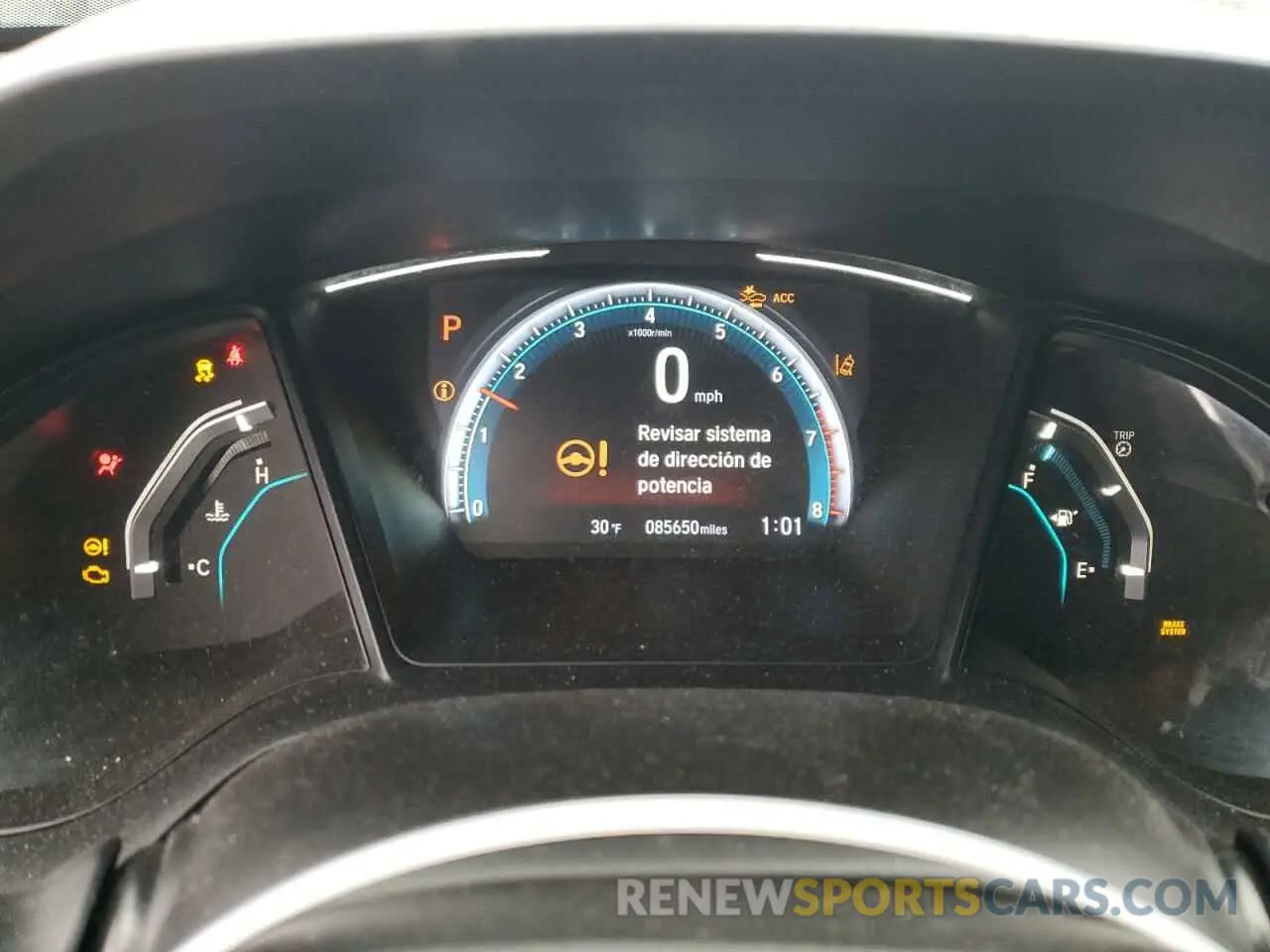 9 fotografías del automóvil dañado 2HGFC2F6XKH517718 HONDA CIVIC 2019