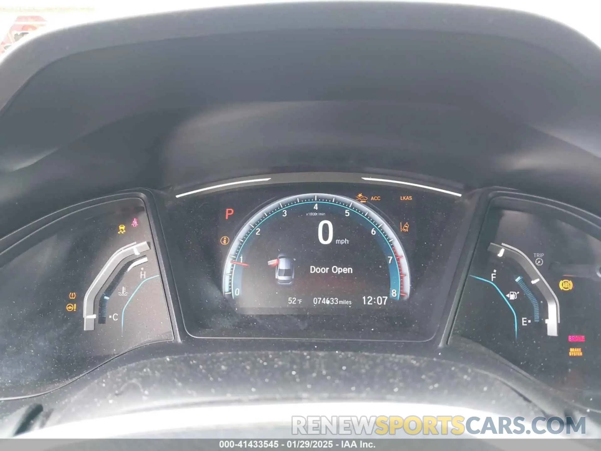 7 fotografías del automóvil dañado 2HGFC2F6XKH523521 HONDA CIVIC 2019
