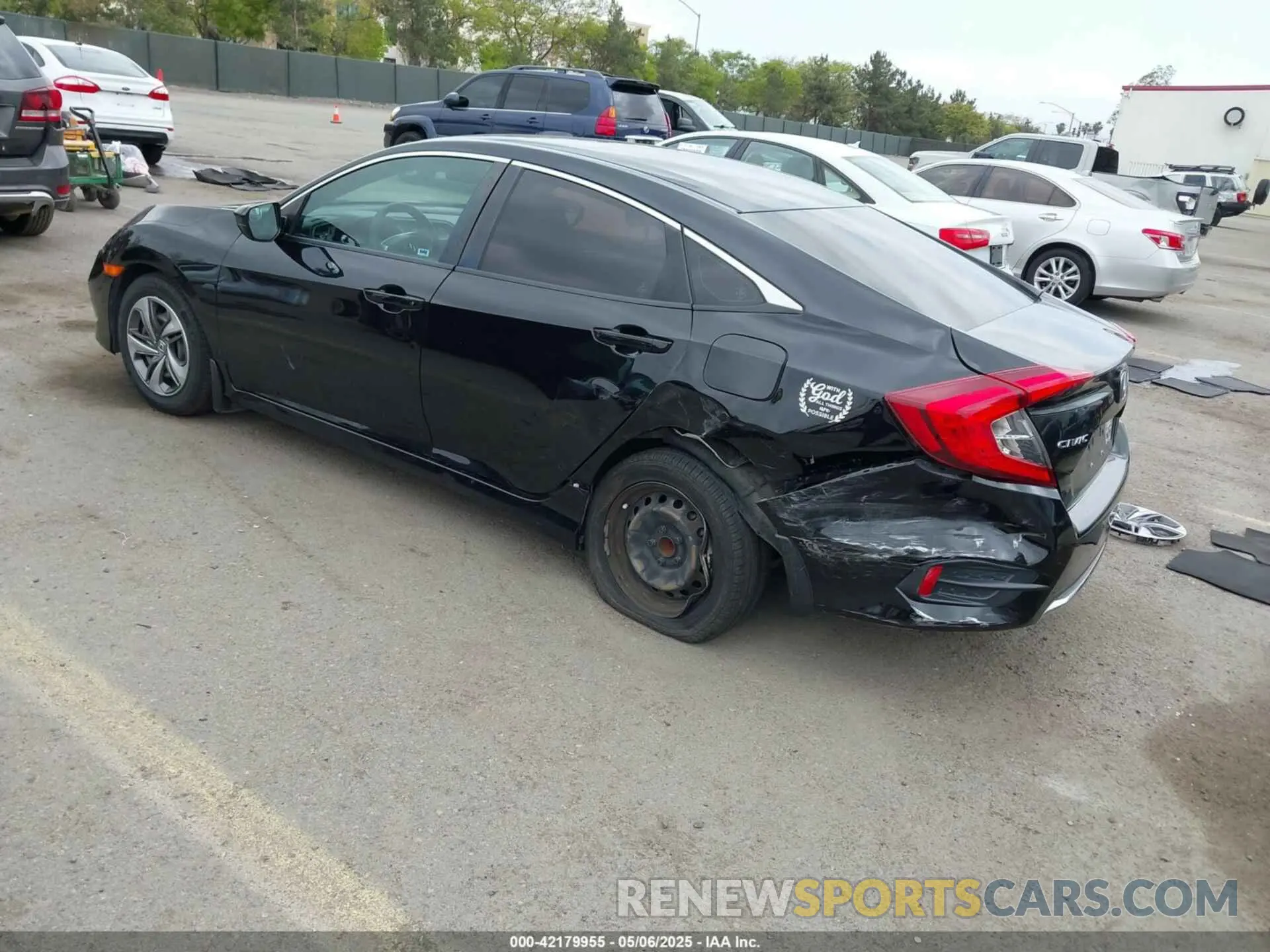 3 fotografías del automóvil dañado 2HGFC2F6XKH525382 HONDA CIVIC 2019