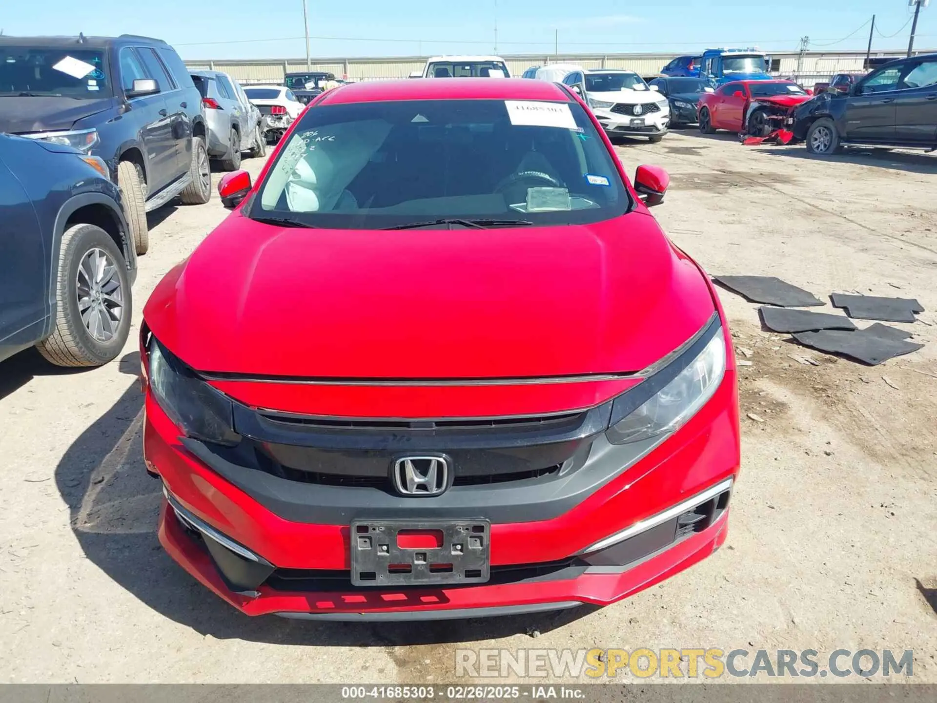 12 fotografías del automóvil dañado 2HGFC2F6XKH537127 HONDA CIVIC 2019