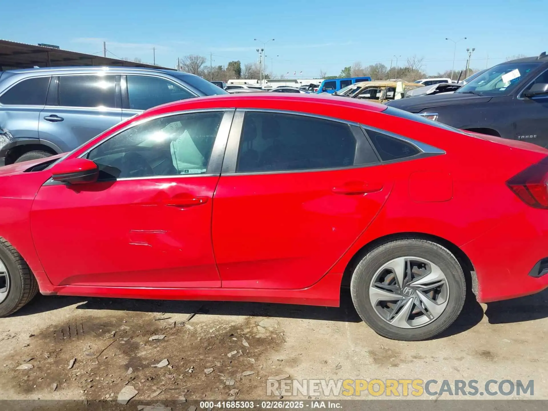 14 fotografías del automóvil dañado 2HGFC2F6XKH537127 HONDA CIVIC 2019