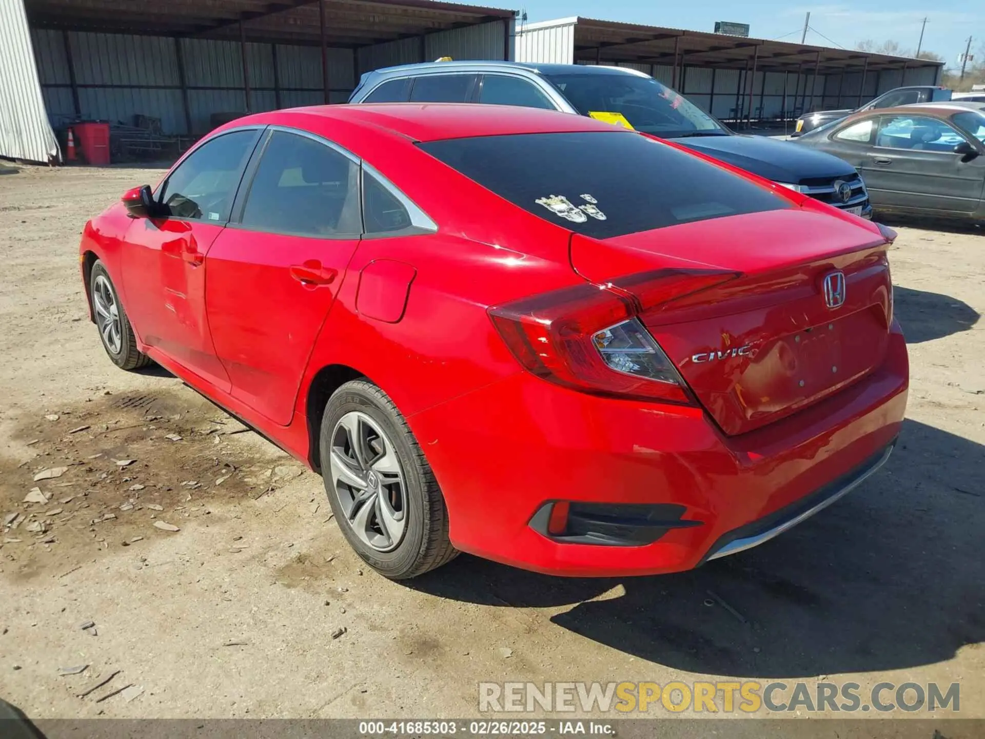 3 fotografías del automóvil dañado 2HGFC2F6XKH537127 HONDA CIVIC 2019