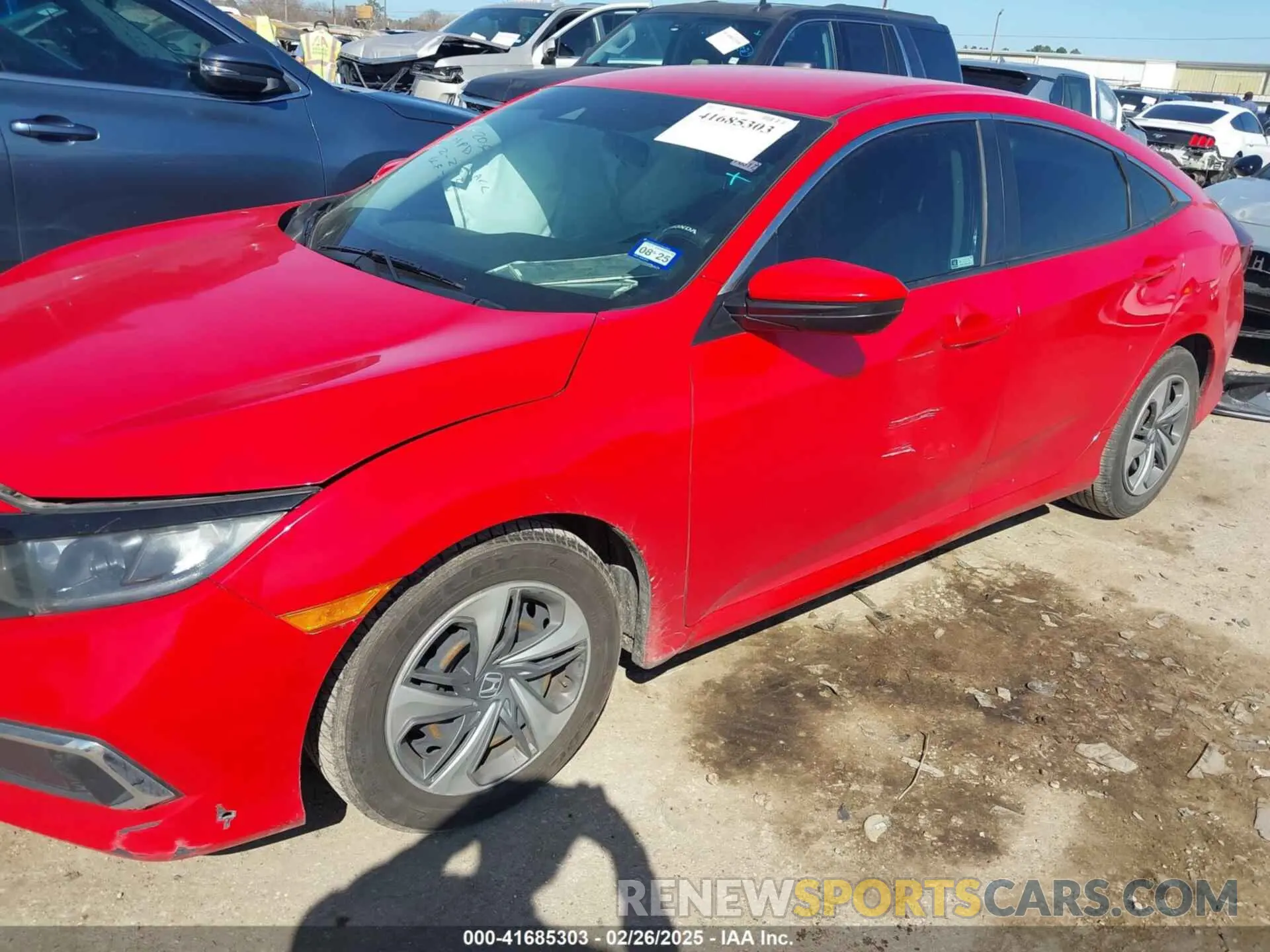6 fotografías del automóvil dañado 2HGFC2F6XKH537127 HONDA CIVIC 2019