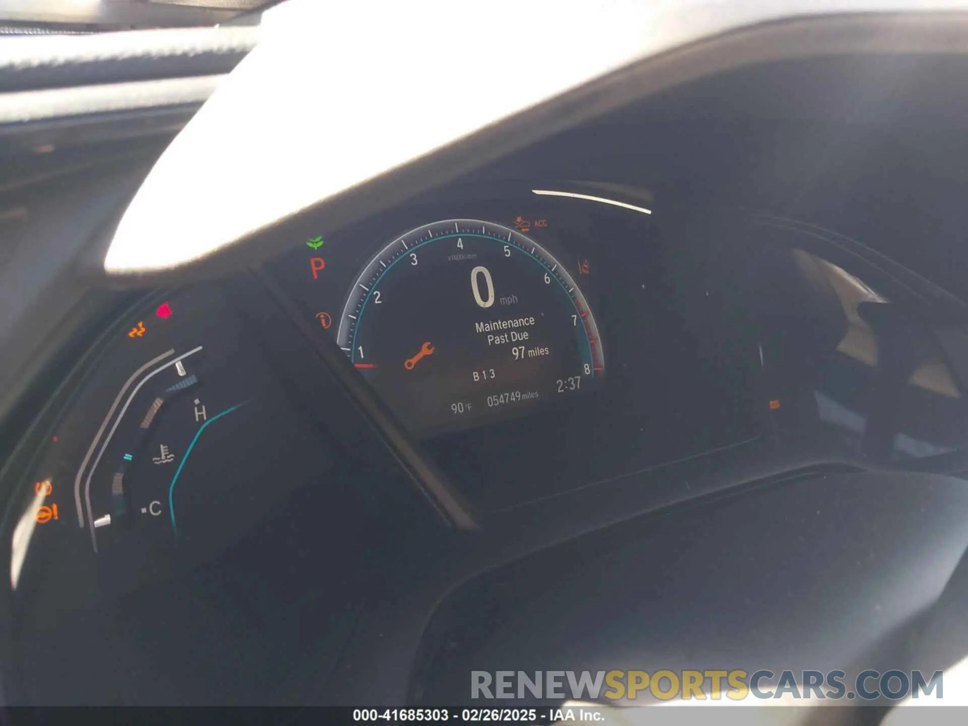 7 fotografías del automóvil dañado 2HGFC2F6XKH537127 HONDA CIVIC 2019
