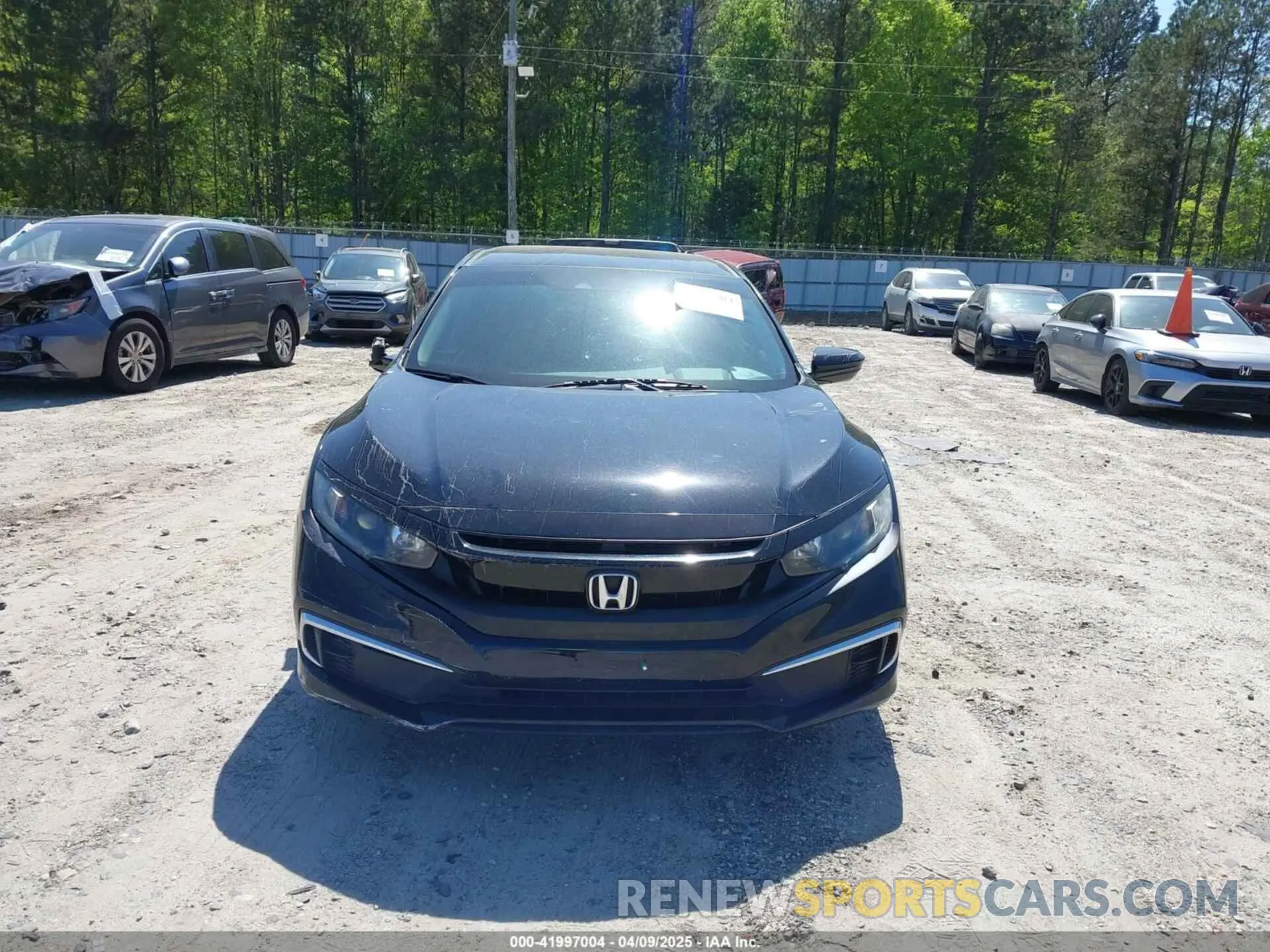 12 fotografías del automóvil dañado 2HGFC2F6XKH546443 HONDA CIVIC 2019